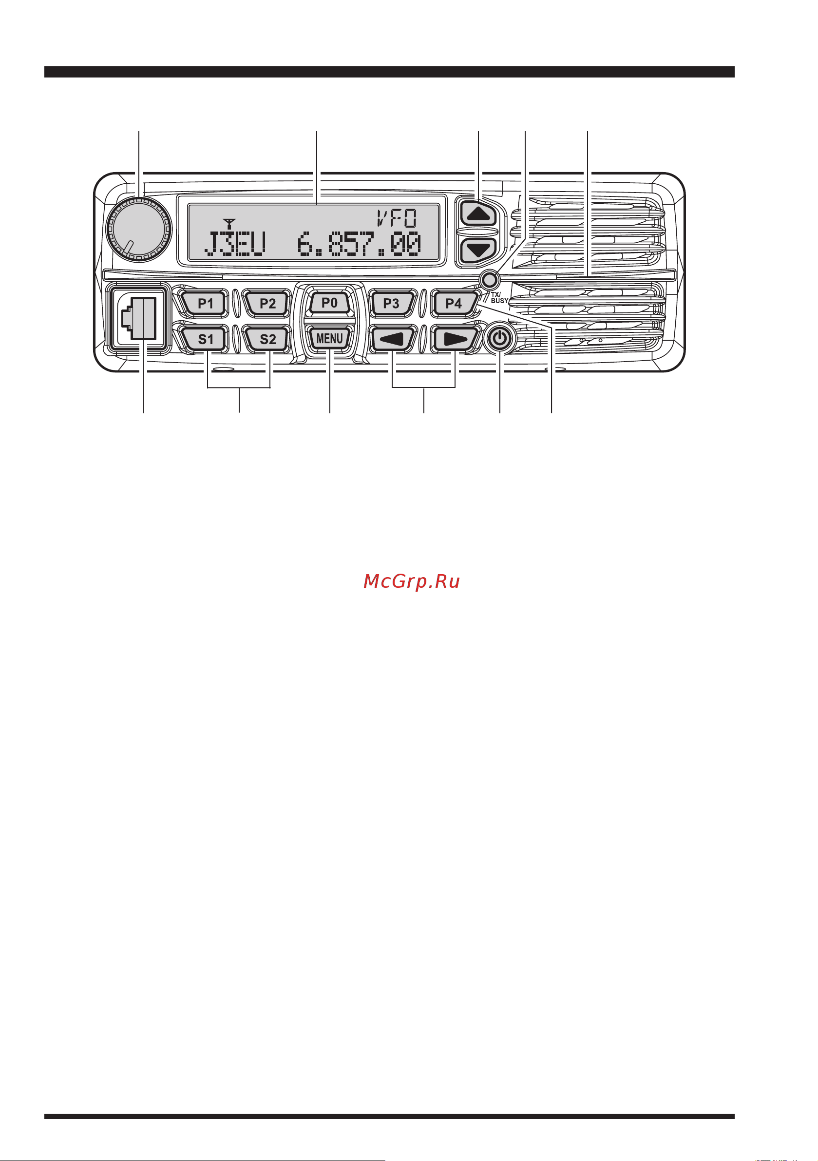 Vertex VX-1400 [6/55] ③ кнопка меню menu