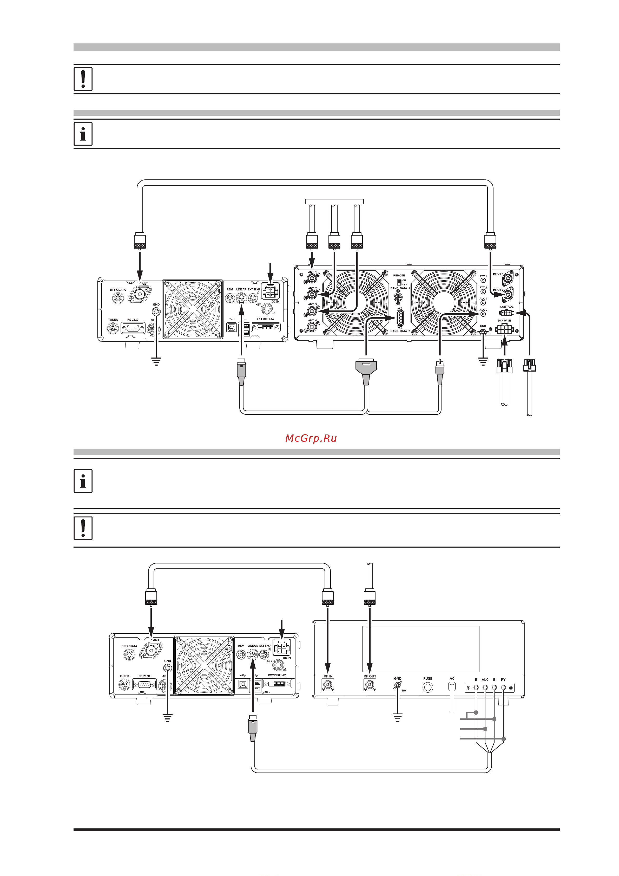 Yaesu FTDX-10 [10/114] Подключение к другим линейным усилителям
