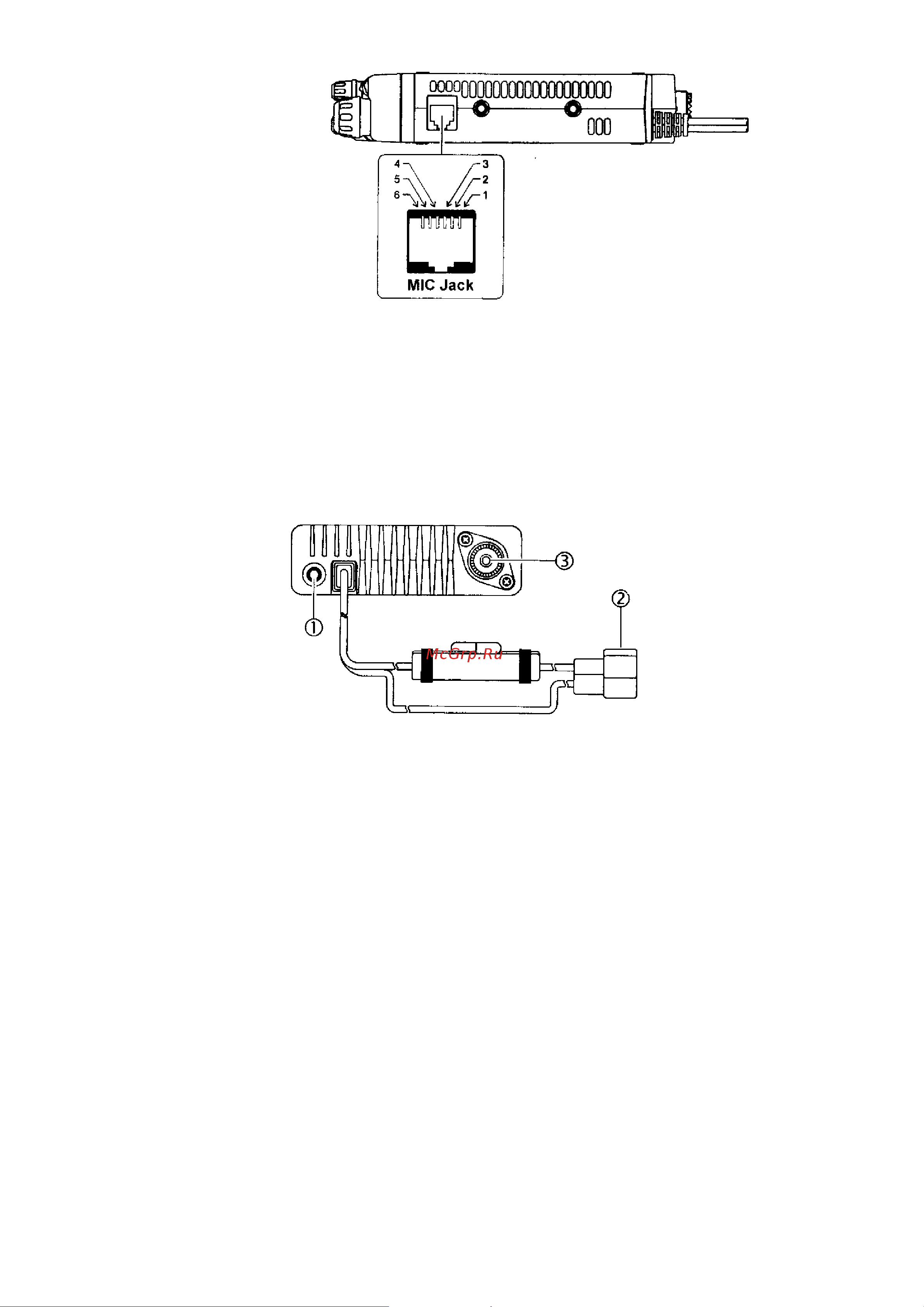 Yaesu FT-90R [5/33] Соединения задней панели
