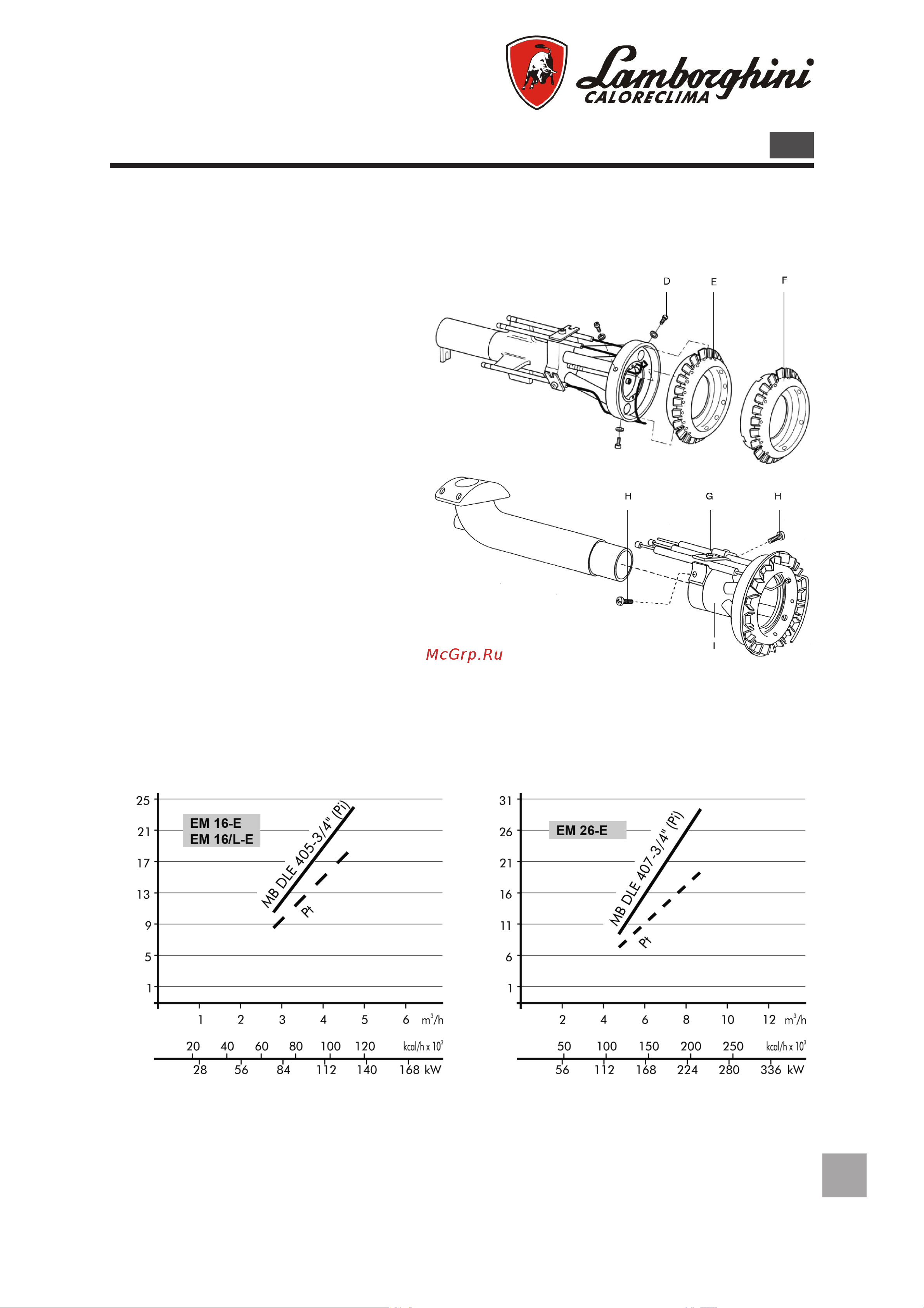 Lamborghini EM 6-E.D3 [23/28] Работа на разных видах газа m