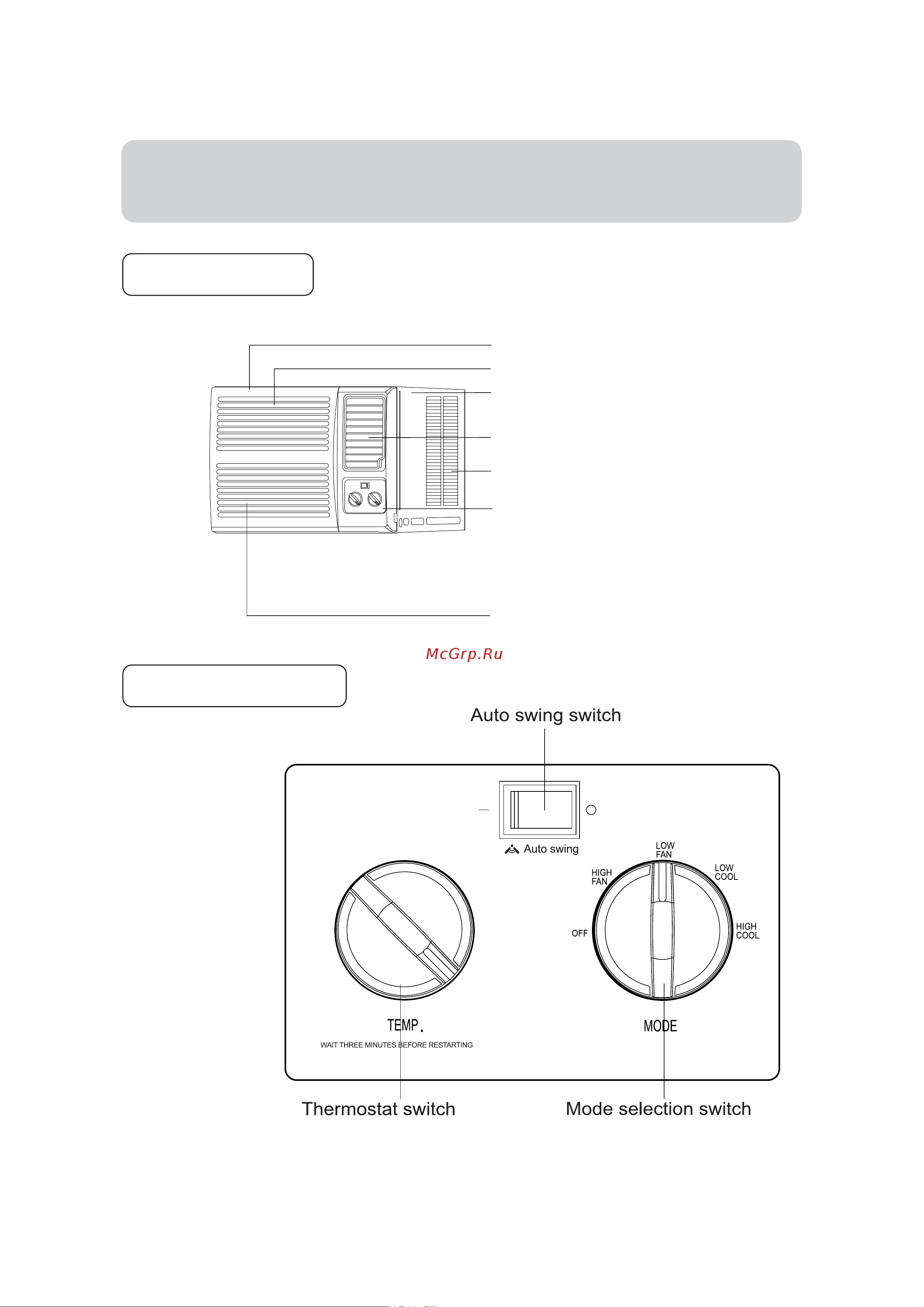 Haier HW-24LM03(T3) [3/12] Parts name