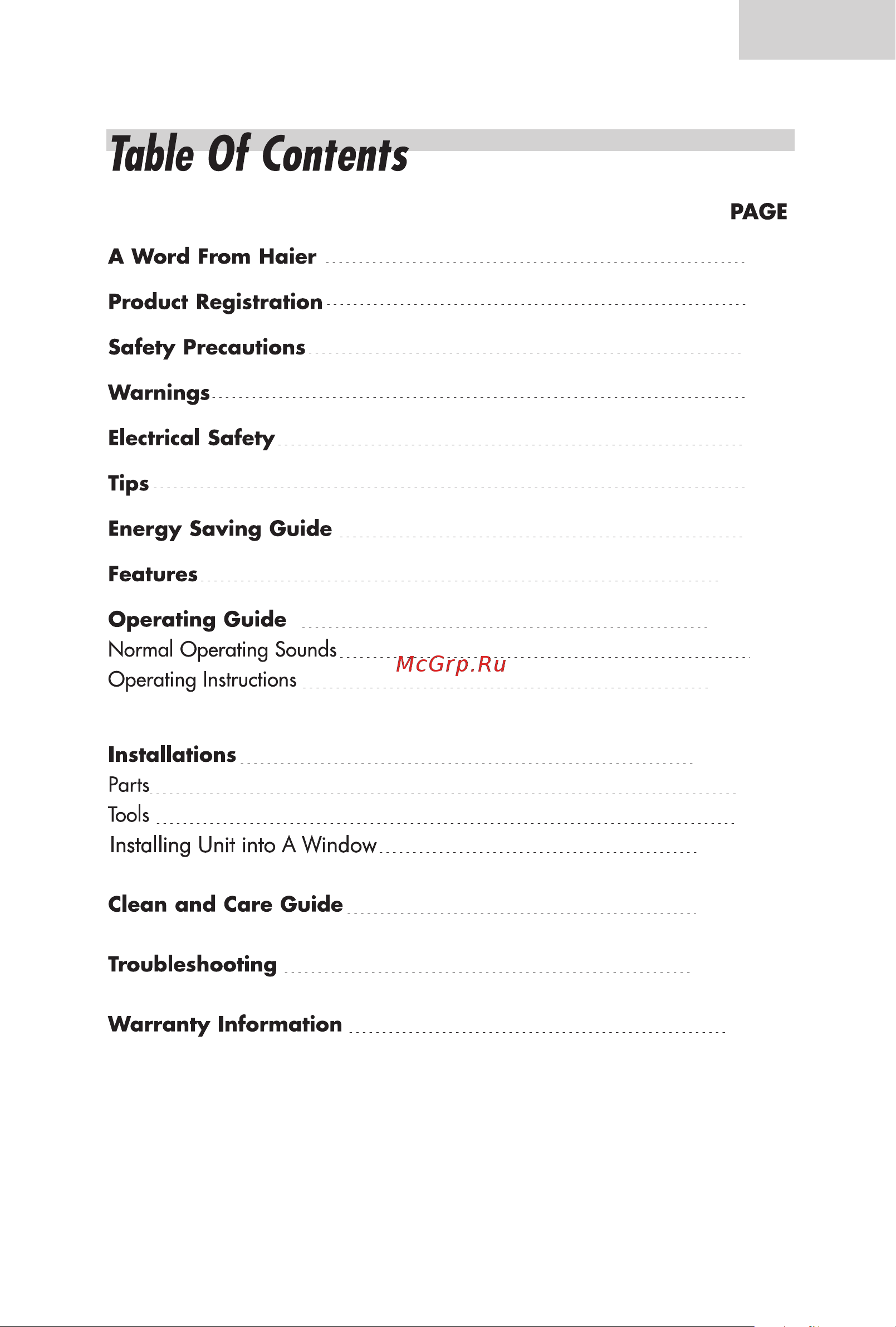 Haier HWR06XC5-T [5/24] English