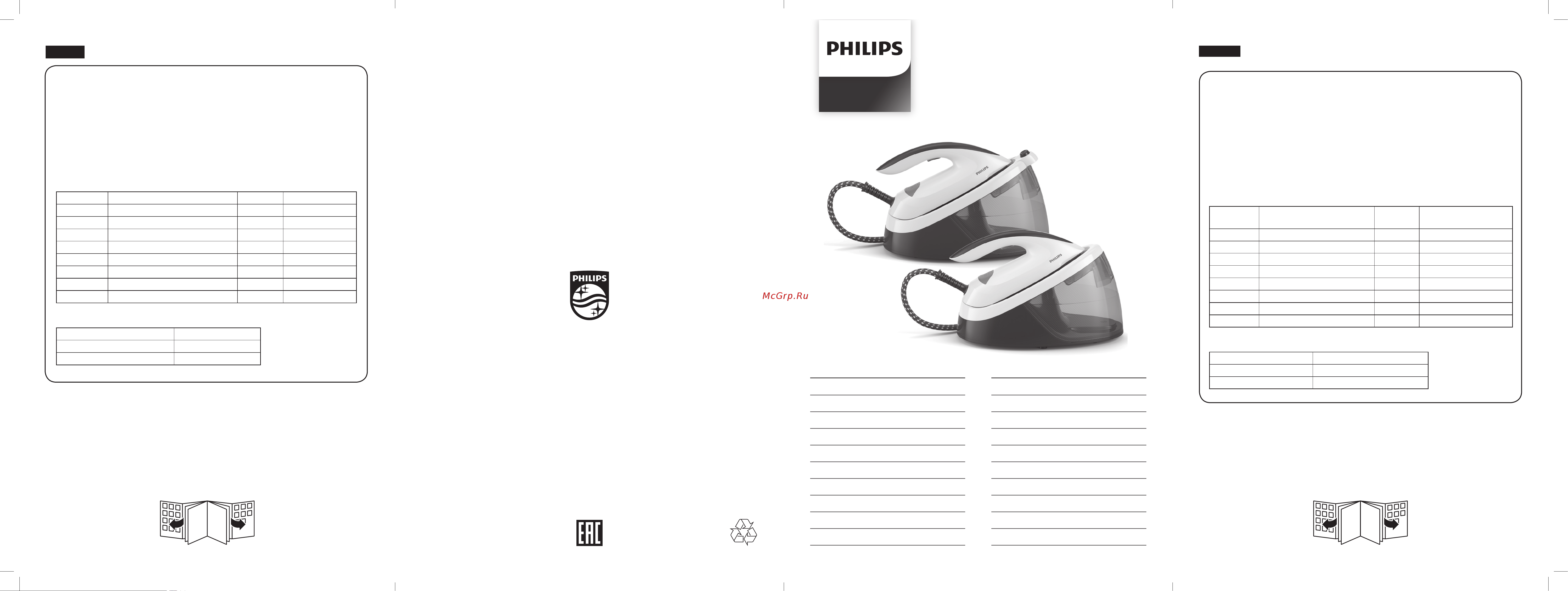 Philips GC6840/20 PerfectCare Compact Essential Инструкция по эксплуатации онлайн