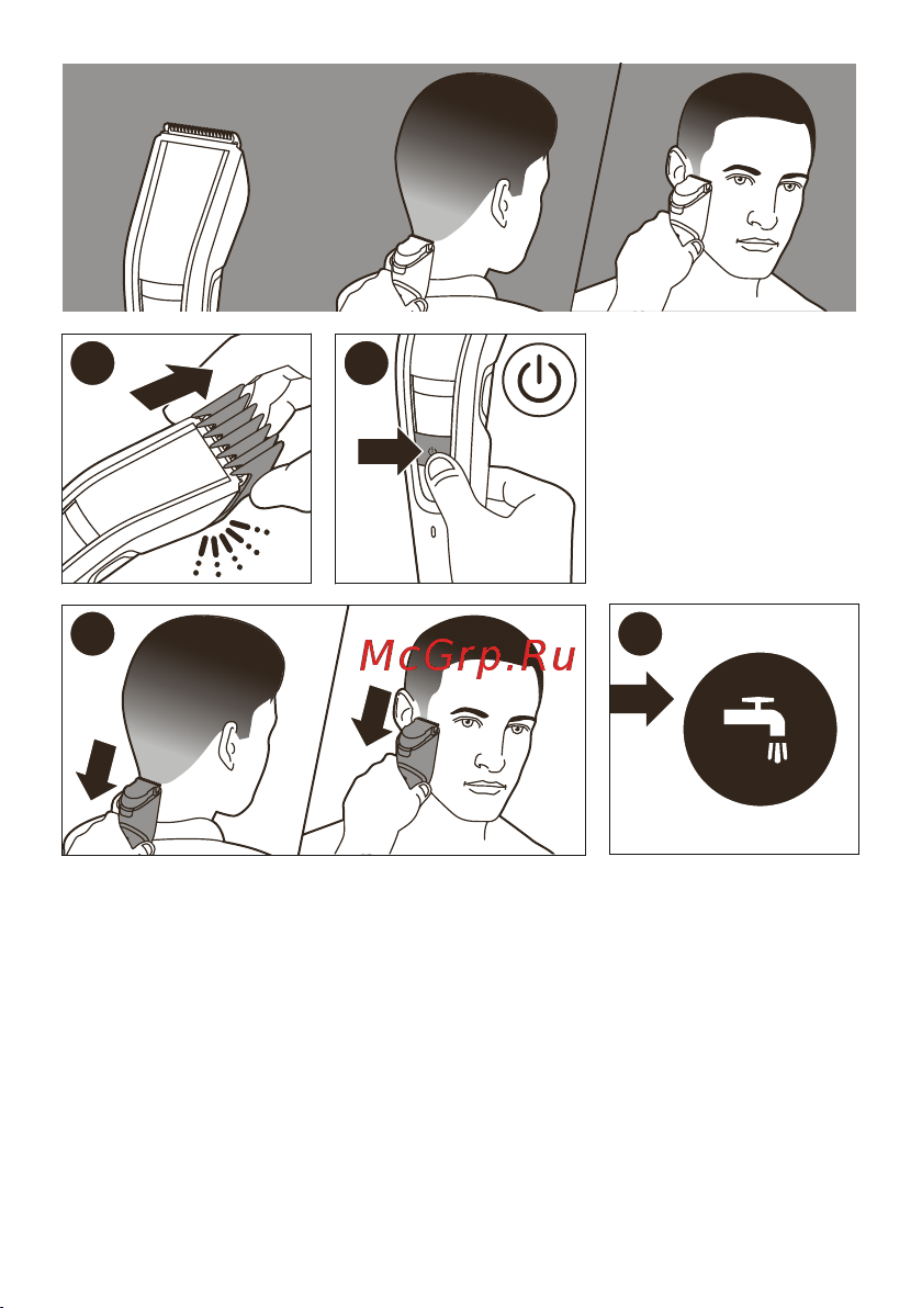 Philips HC5612/15 Hairclipper series 5000 Инструкция по эксплуатации онлайн [6/8] 622106