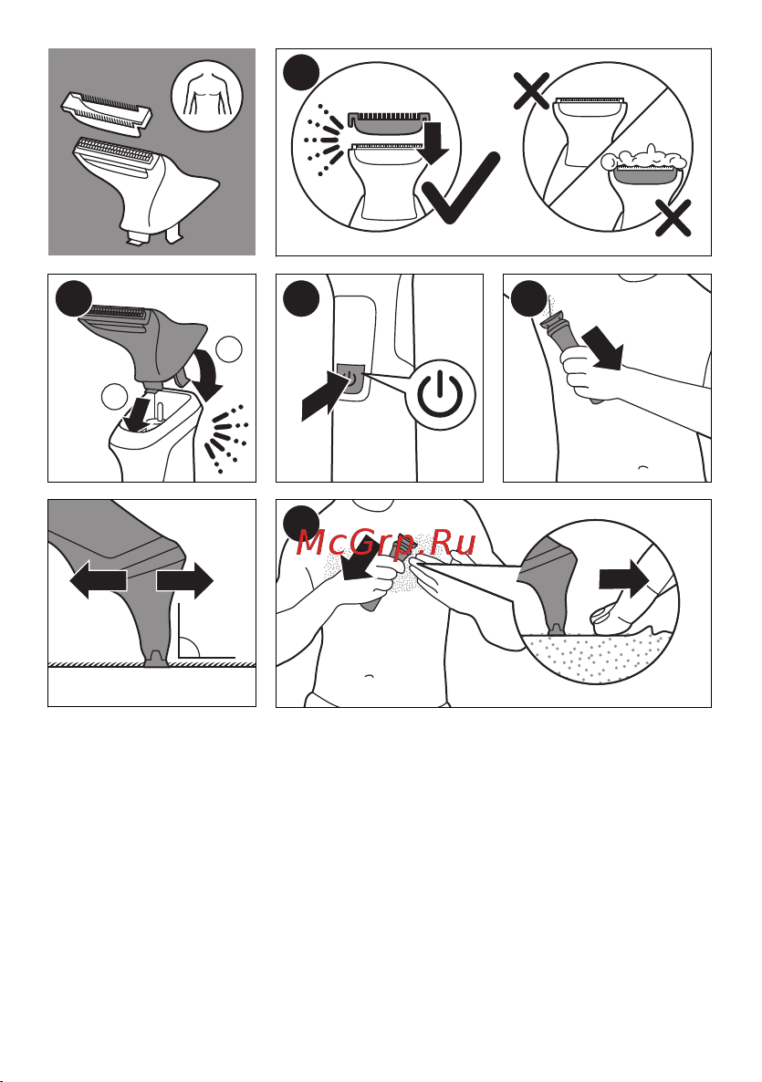 Philips MG7715/15 Multigroom series 7000 Инструкция по эксплуатации онлайн [10/16] 622179