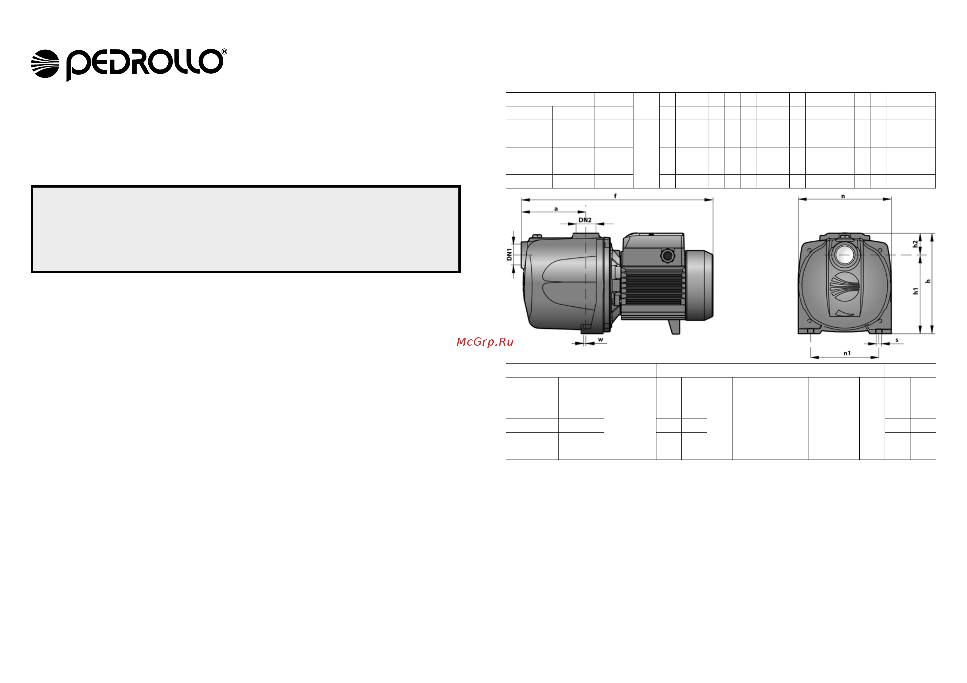 Pedrollo 3CPm 100E [2/2] Электрическое присоединение