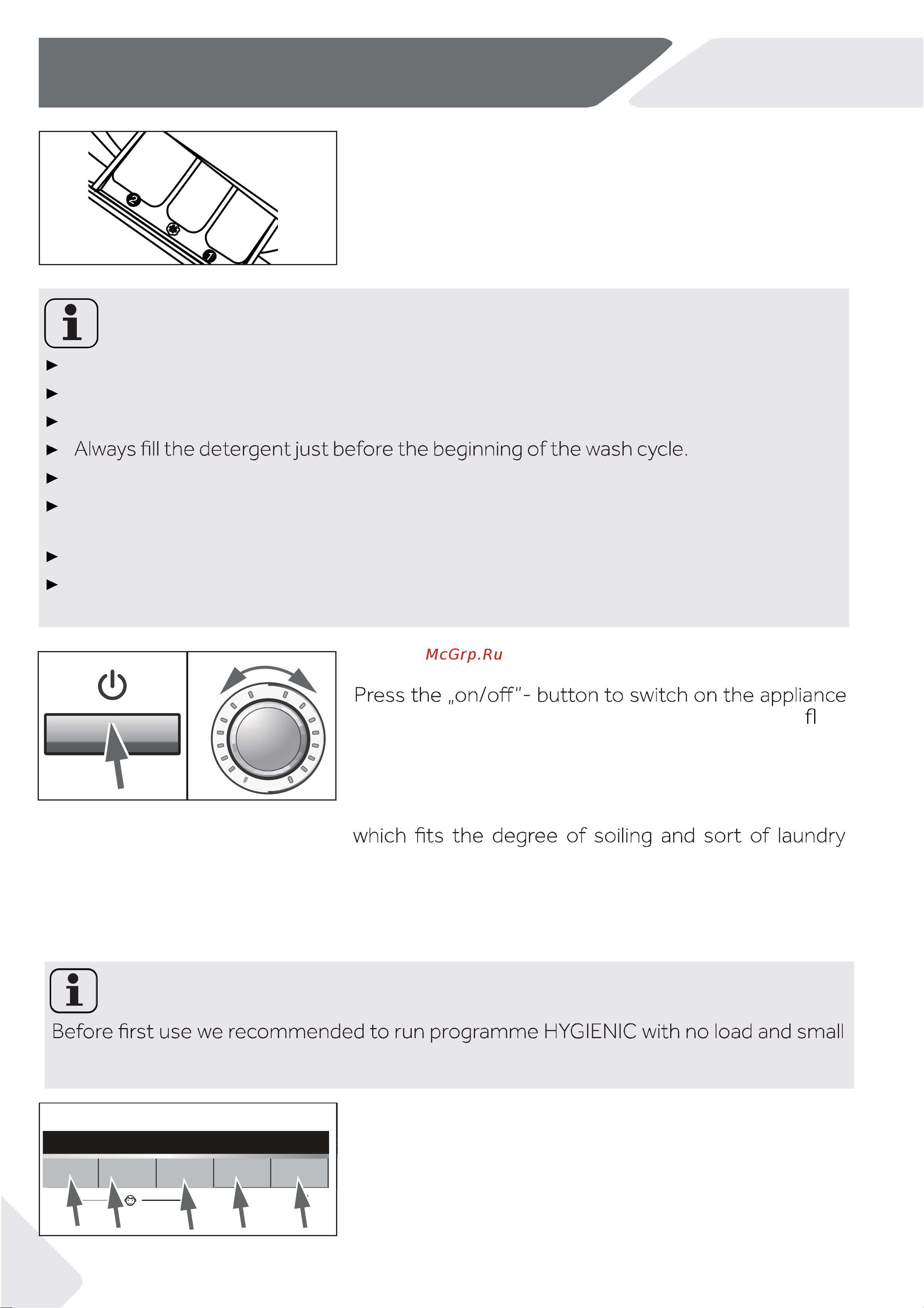 Haier HW90-B14636 [16/100] Switch on the appliance