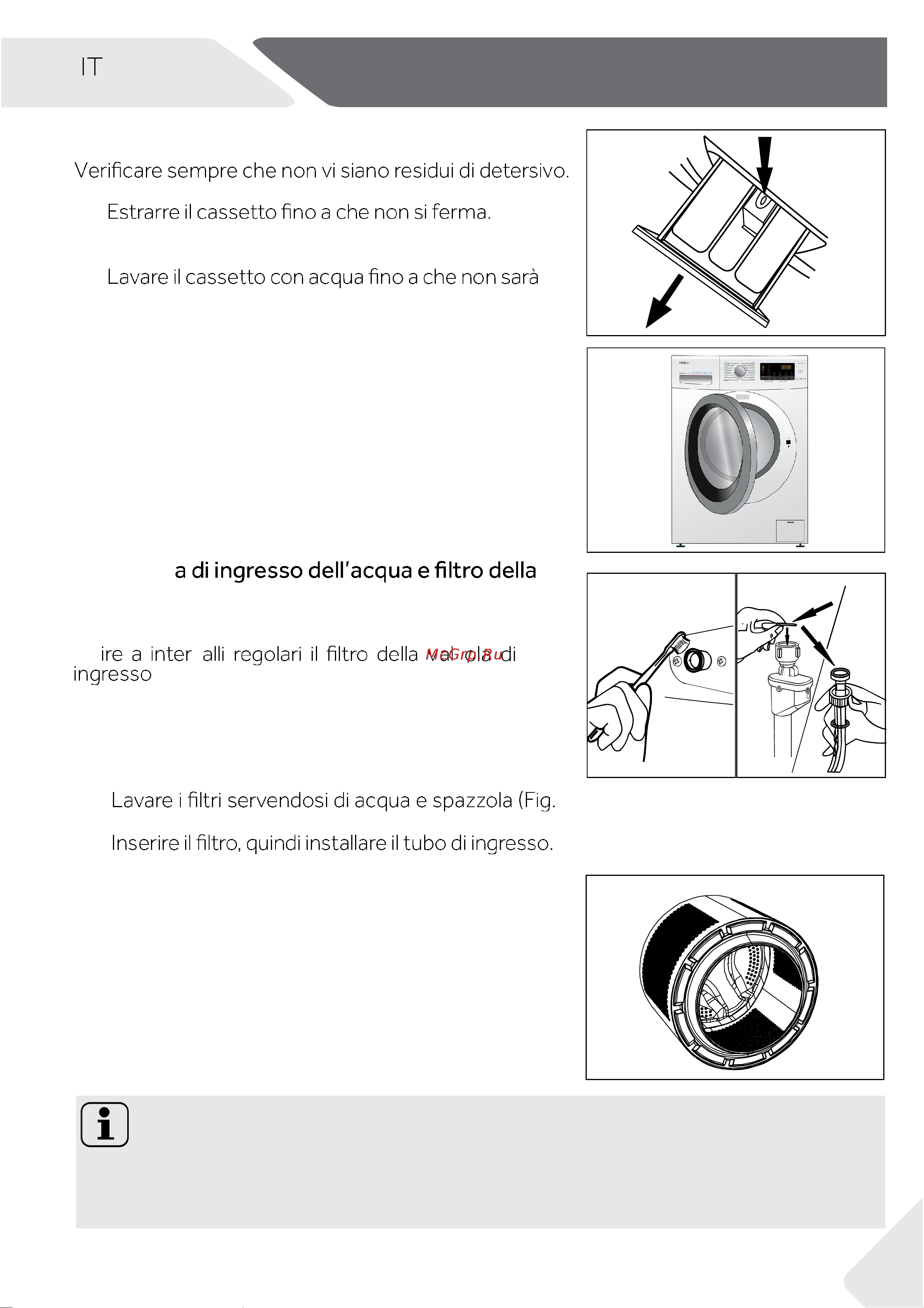 Haier HW70-B1239 [51/65] Cura e pulizia