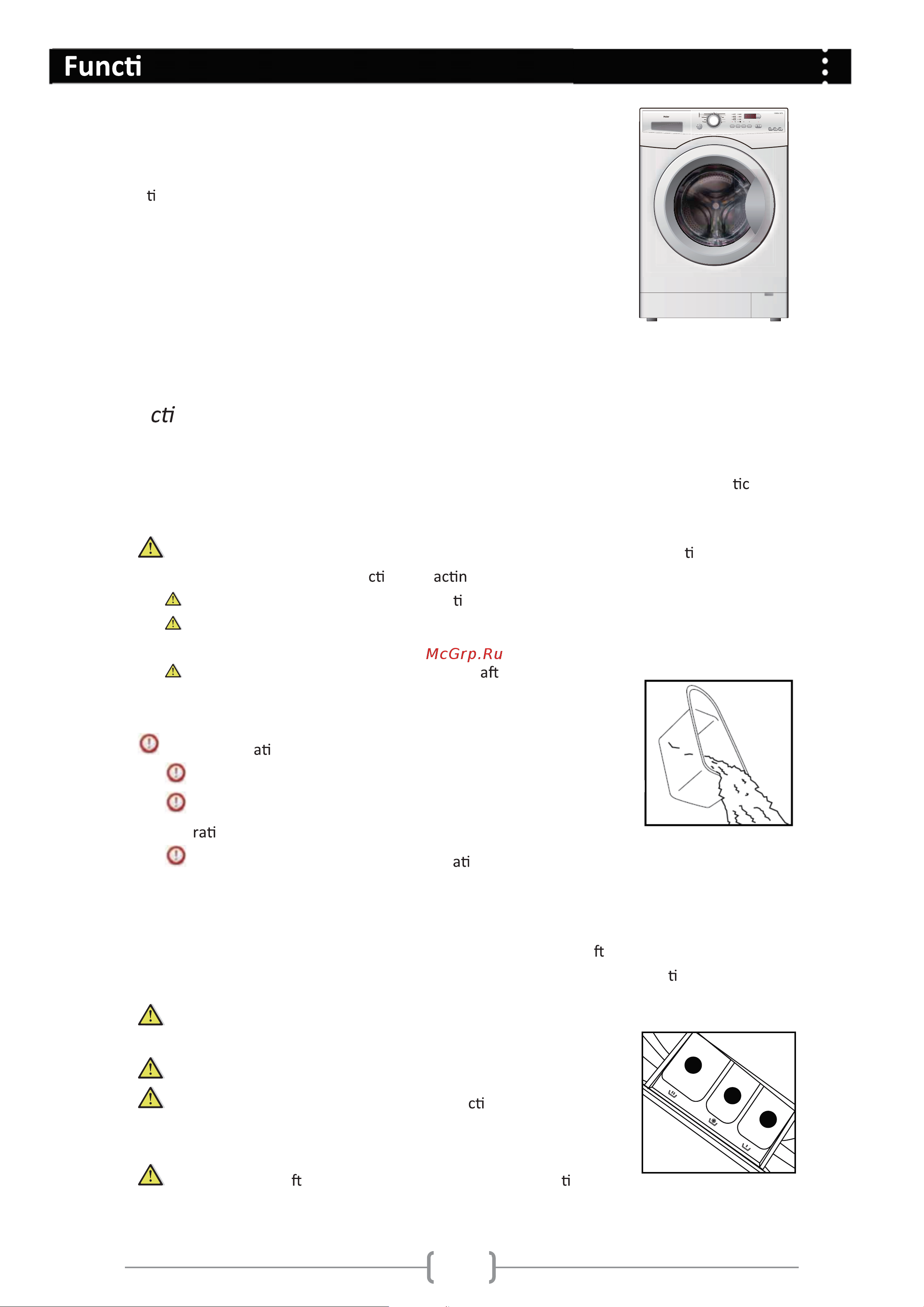 Haier HW80-1479 [14/22] Loading the appliance