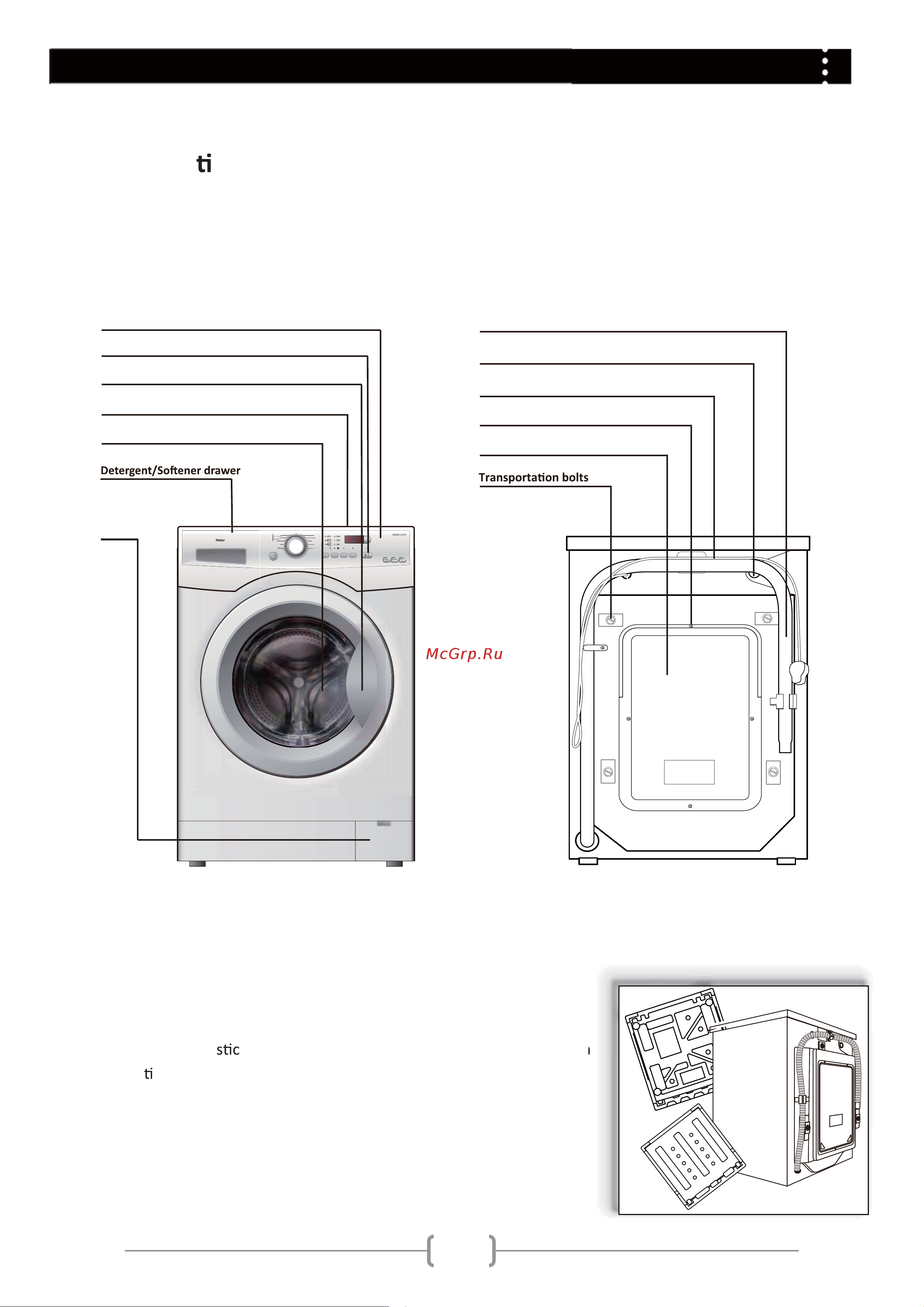 Haier HW80-1479 [6/22] Before use