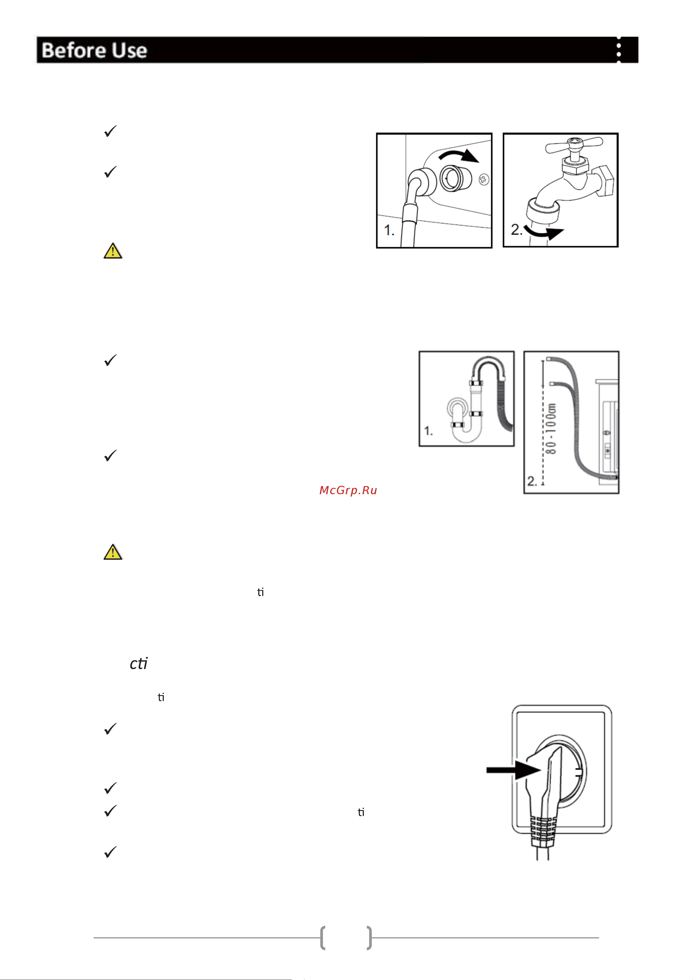 Haier HW70-1479 [8/22] Conne ng to power supply