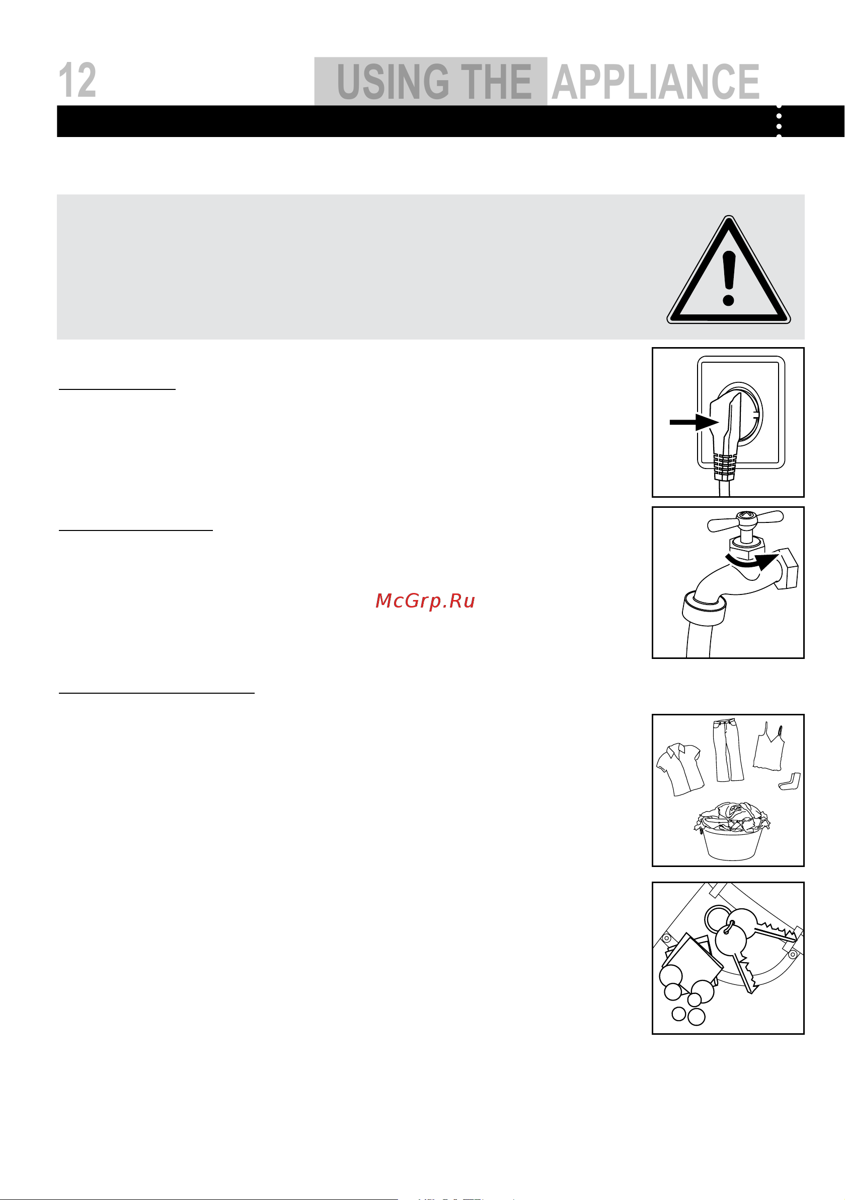 Haier HW80-1401B-U [12/20] Using the appliance