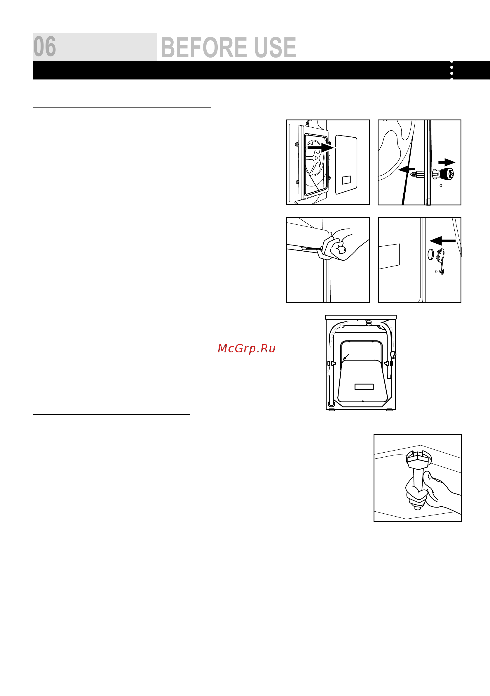 Haier HW80-1401B-U [6/20] Before use