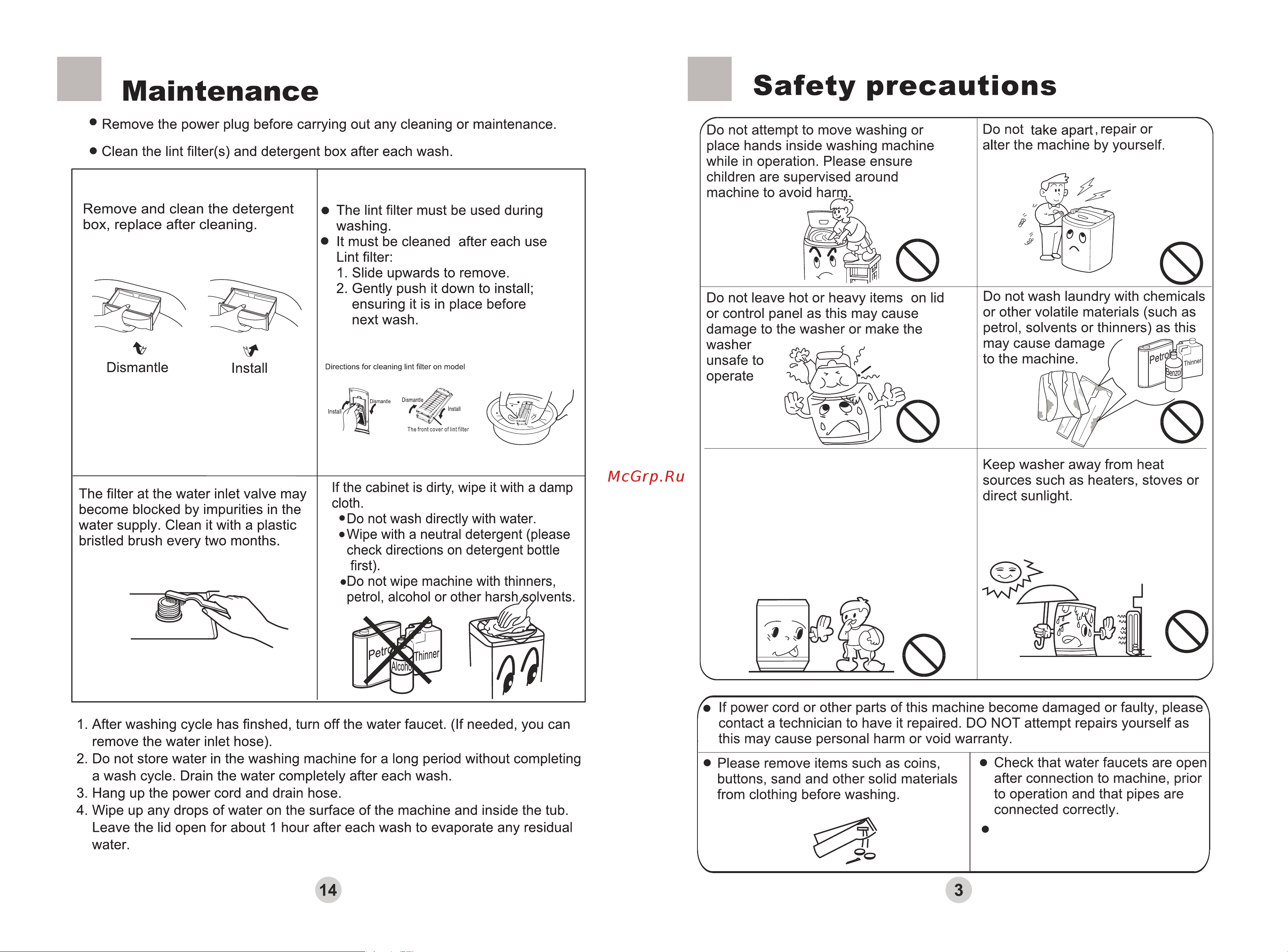 Haier HWMP70-118 [5/10] Please use low suds high efficiency washing powder