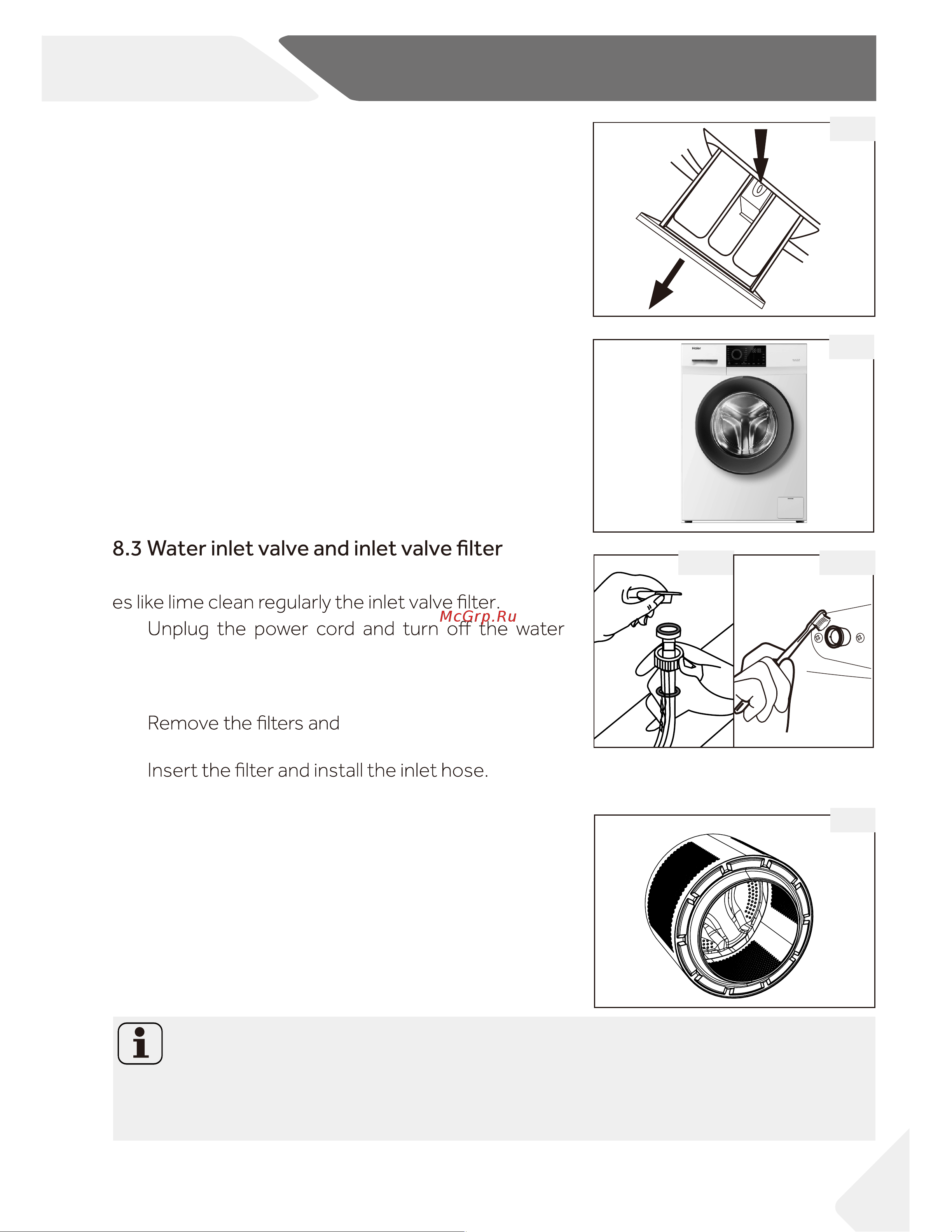 Haier HW60-14829 [19/33] Care and cleaning