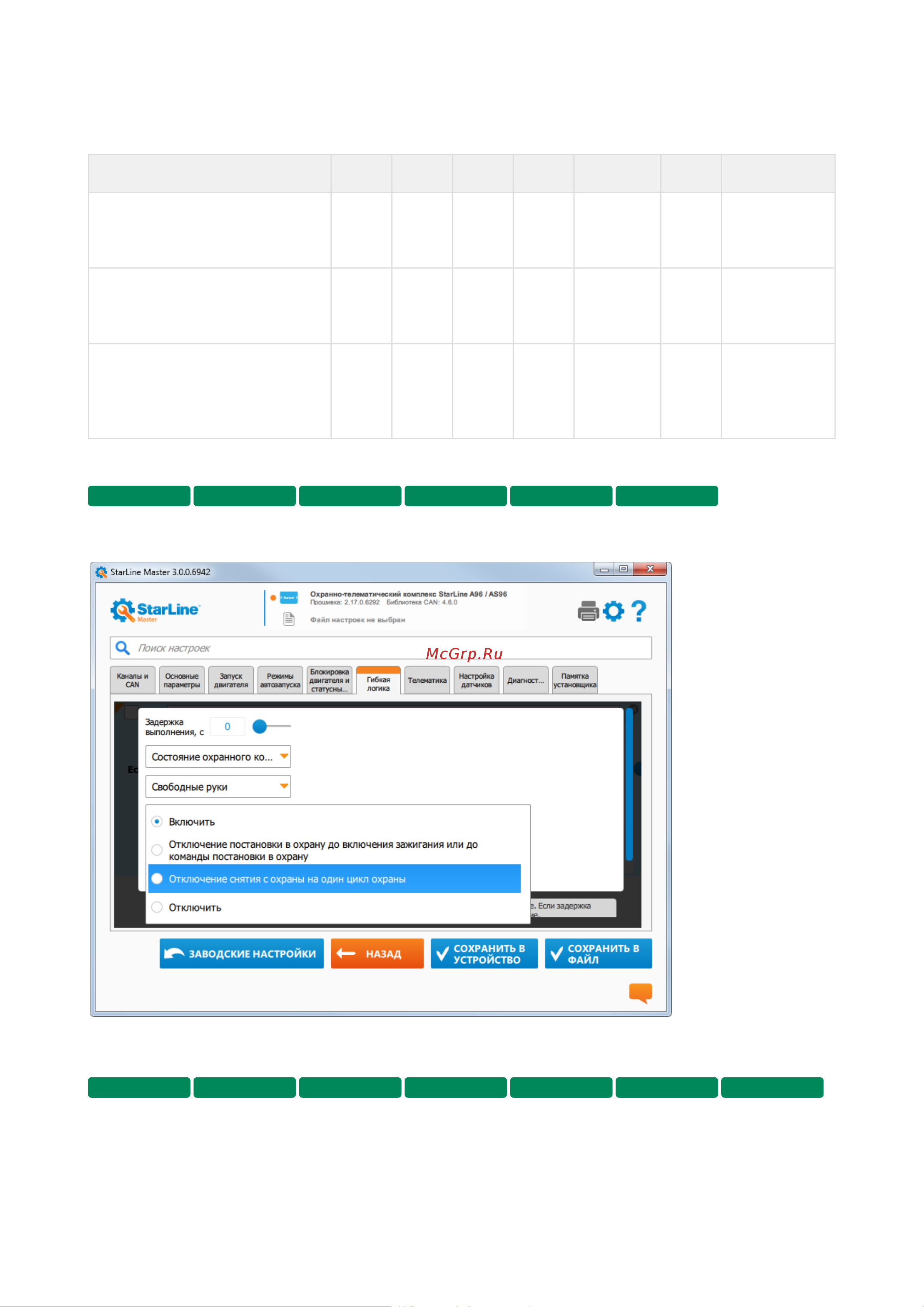 Starline В96 Инструкция по эксплуатации онлайн [307/459] 622728
