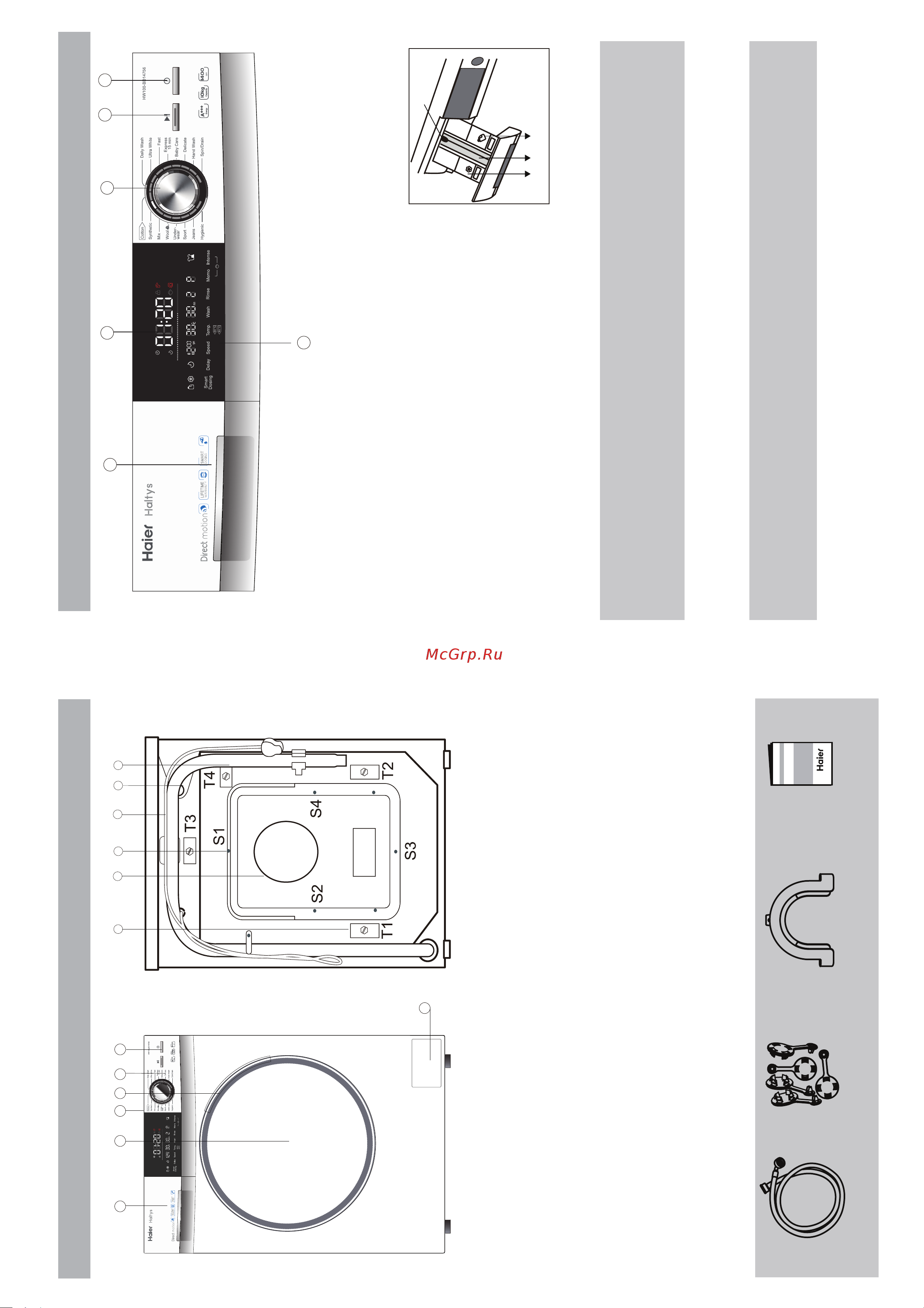 Haier HW80-BD14756 [4/30] Control panel