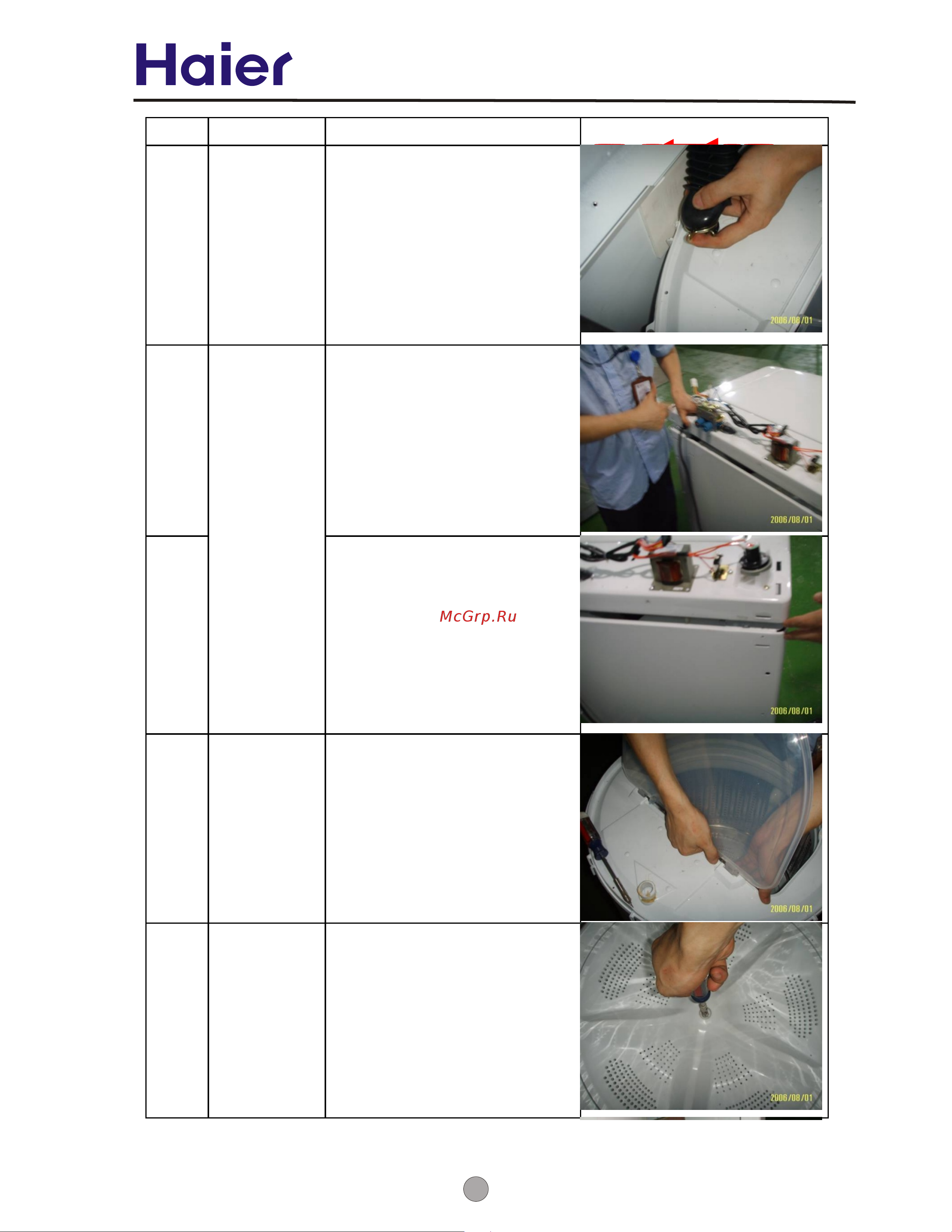 Haier GWT900AW [23/26] How to disassemble washing machine