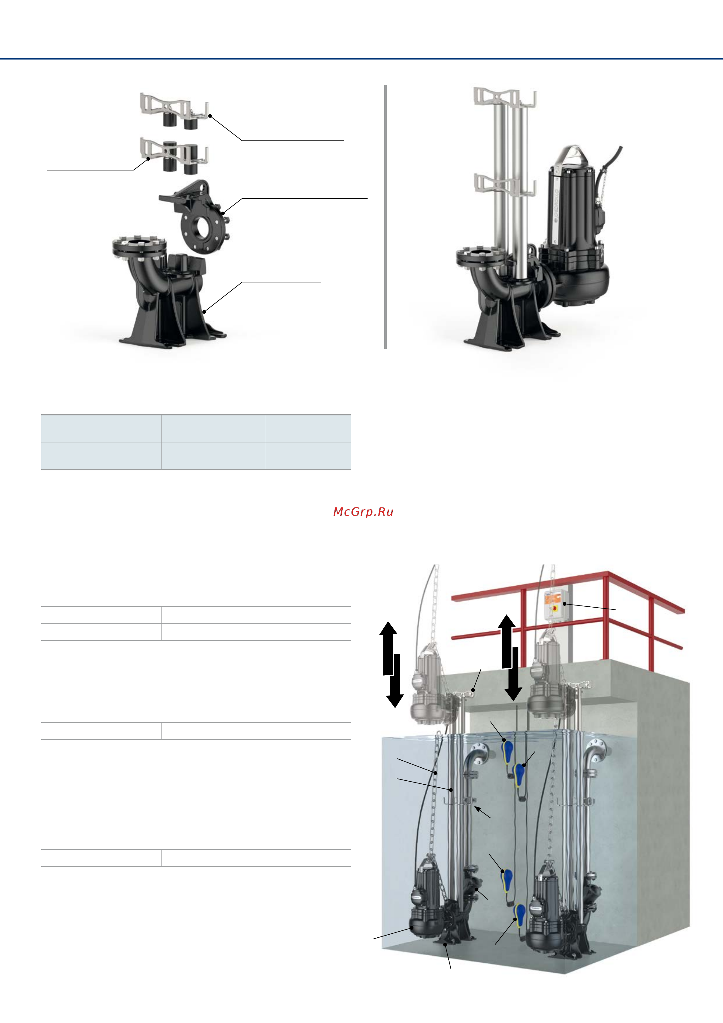 Pedrollo VXC-4 40/100 [5/6] Base pedestal kit vxc4 mc4