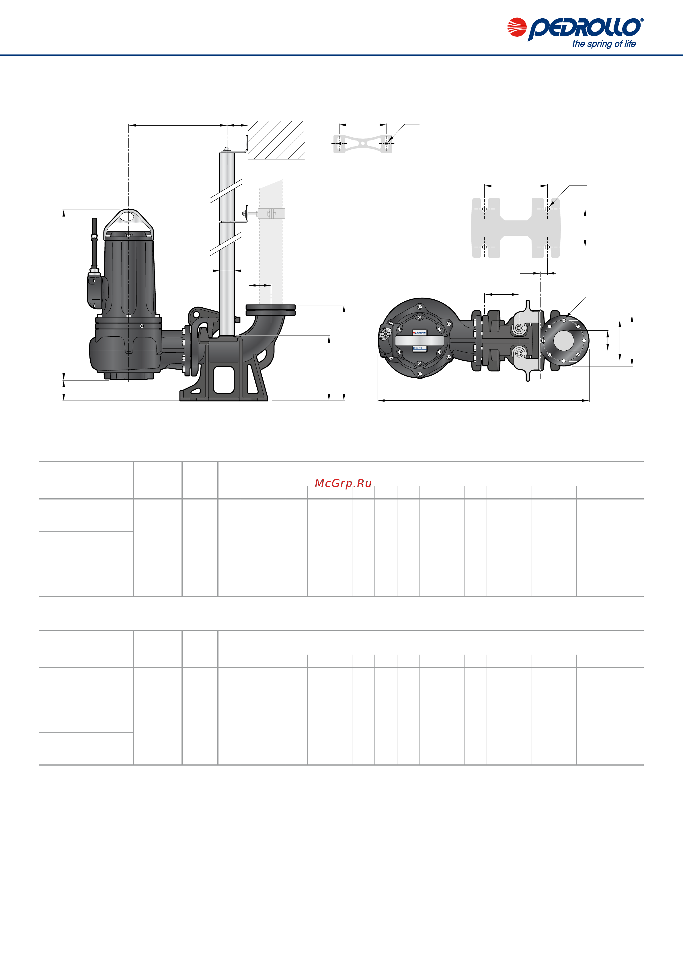 Pedrollo VXC-4 40/100 [6/6] Dimensions