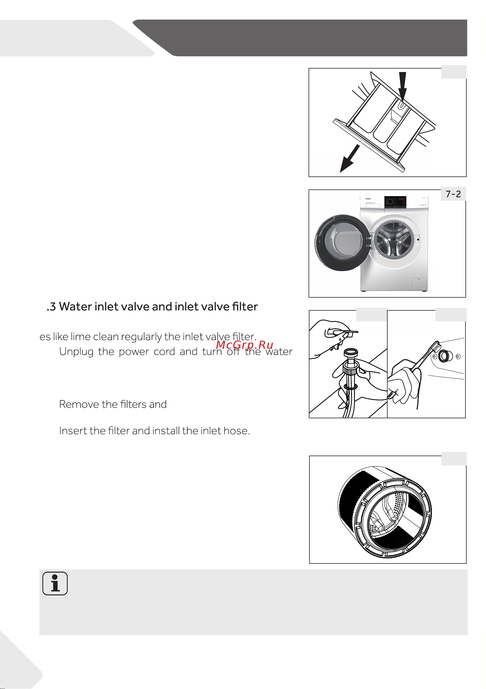 Haier HWM70-FD10829 [18/29] Care and cleaning