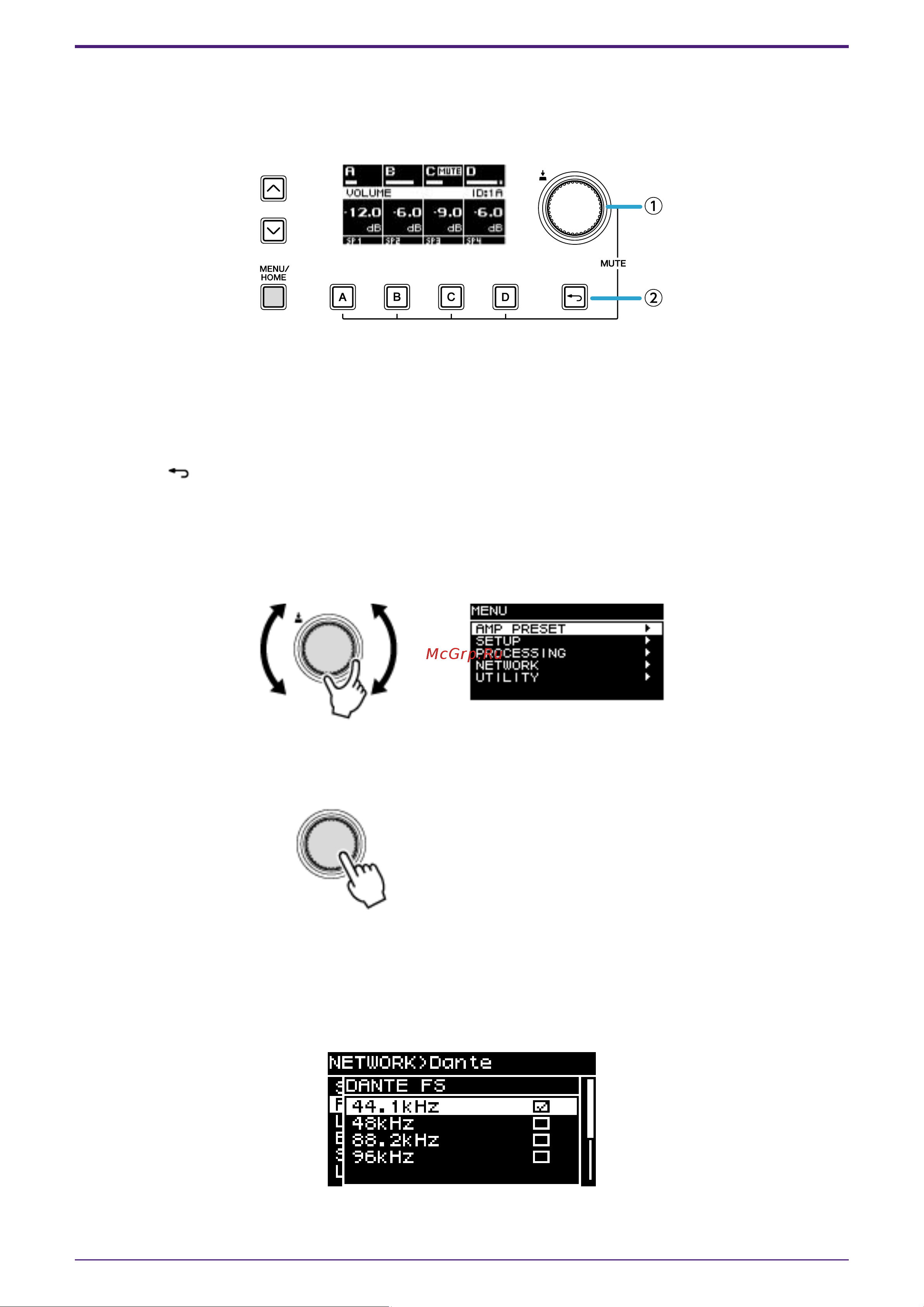 Yamaha PC406-D [23/109] Работа с панелью