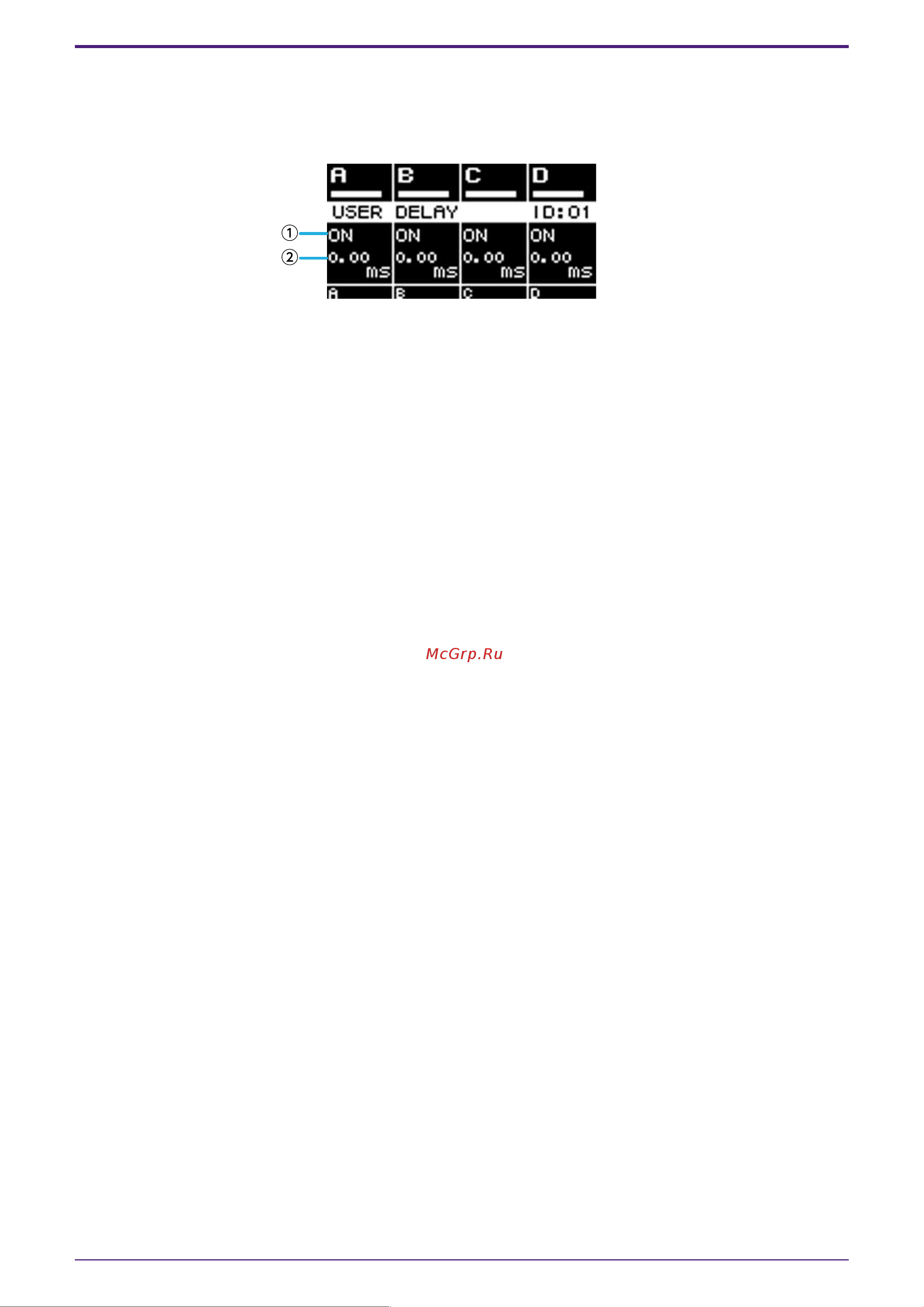 Yamaha PC406-D [29/109] Страница user delay пользовательская задержка