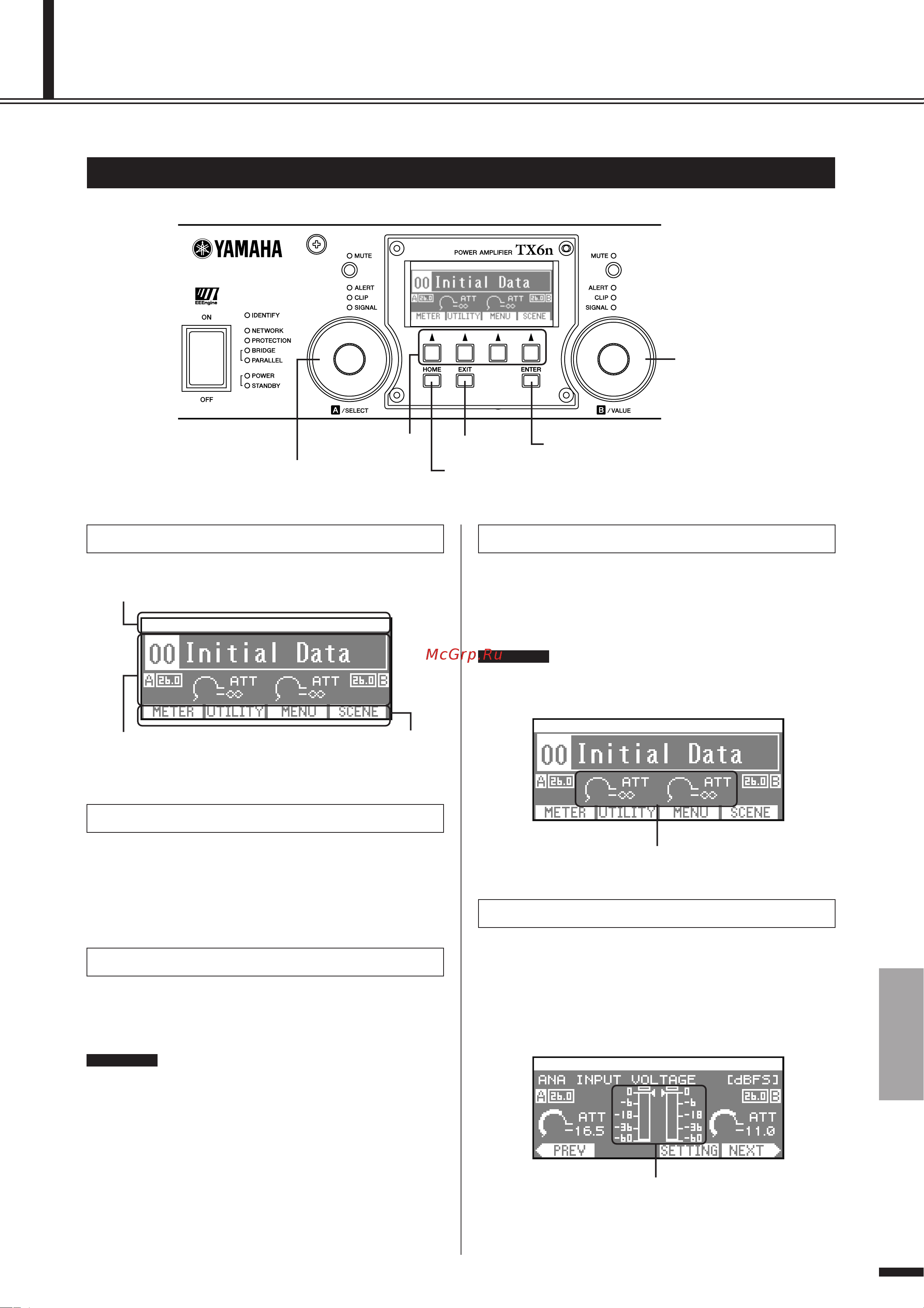 Yamaha TX5n [9/24] Основные операции txn