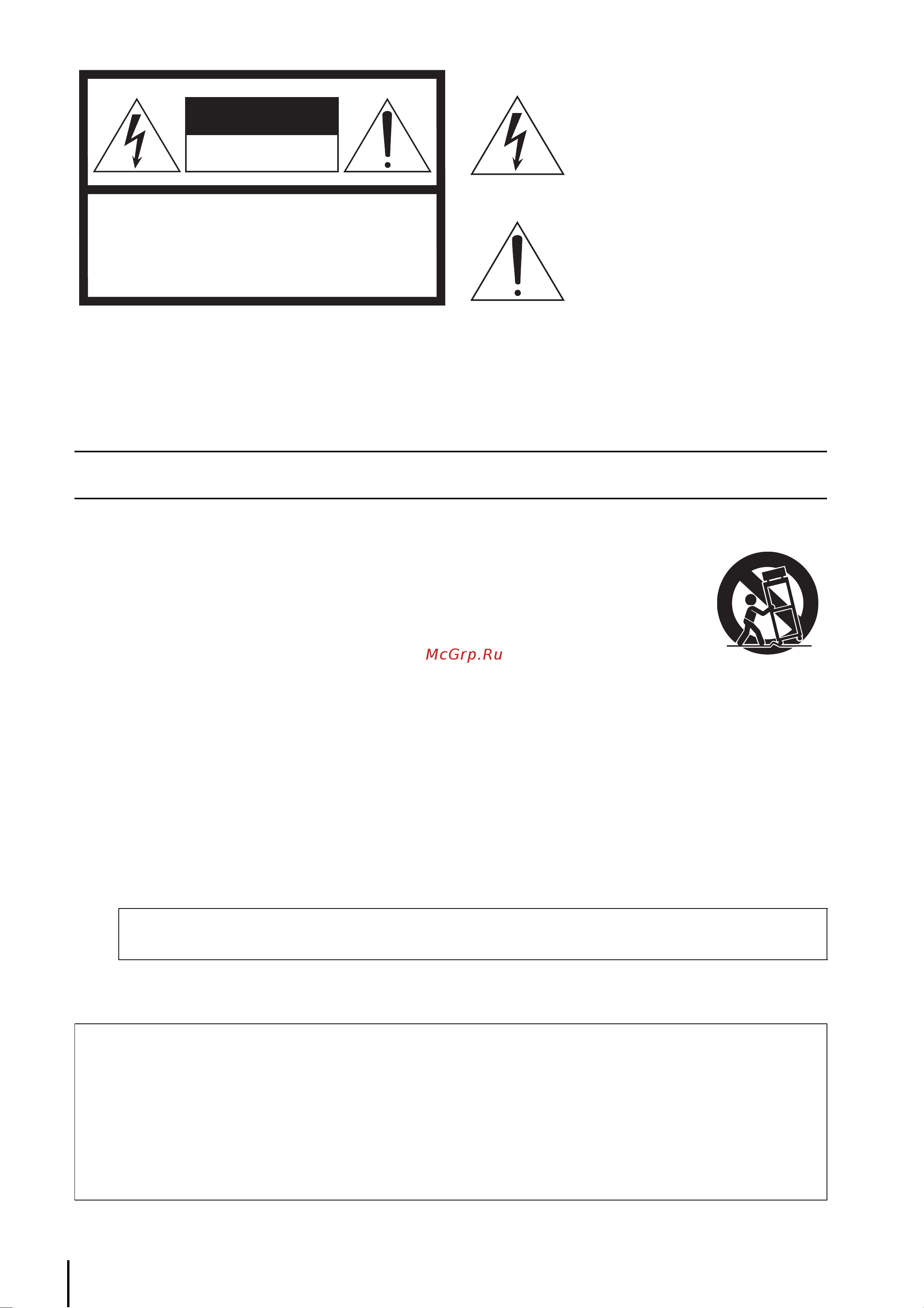 Yamaha XMV8140 [2/42] Important safety instructions
