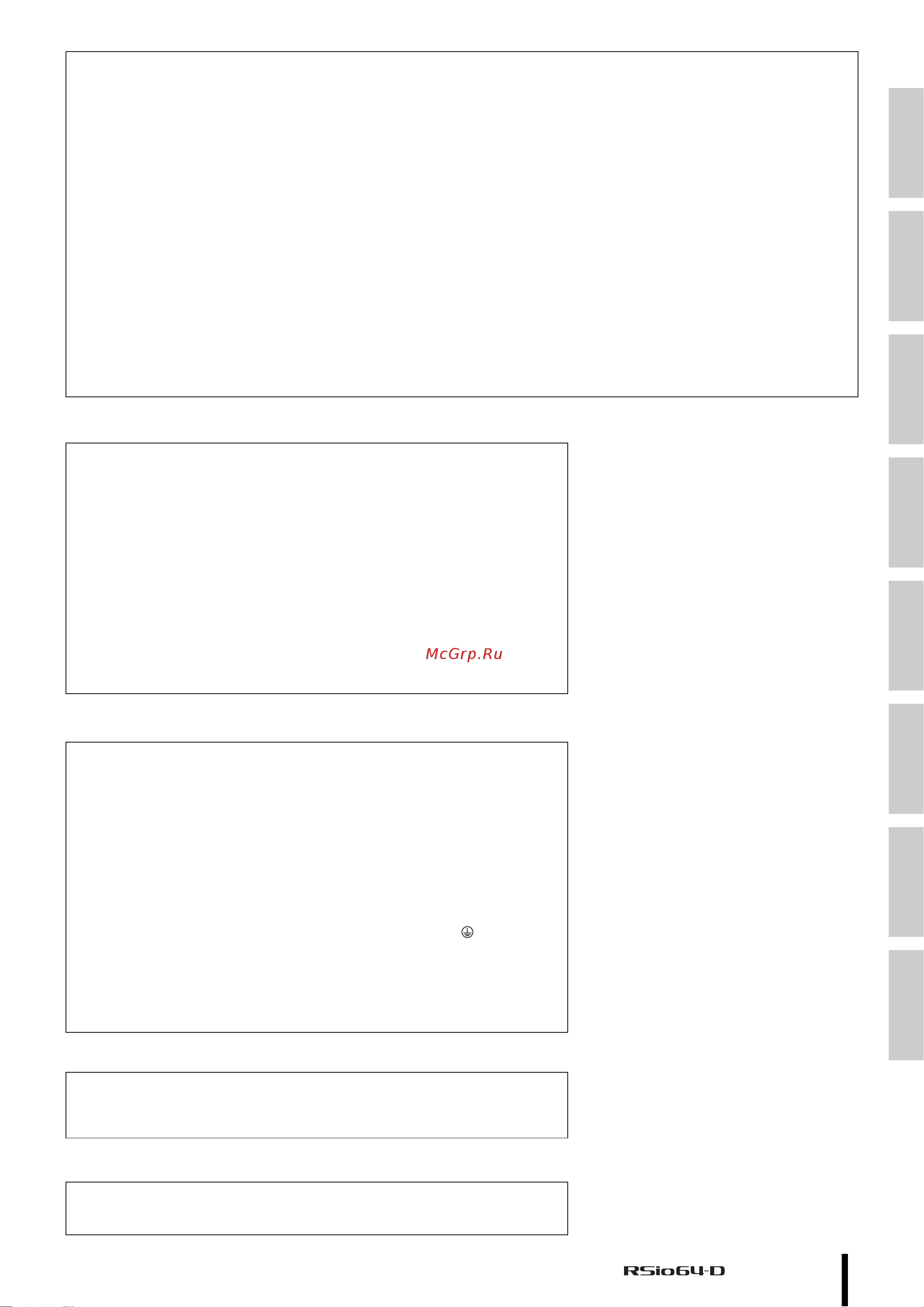 Yamaha RSio64-D [3/30] Fcc information u s a