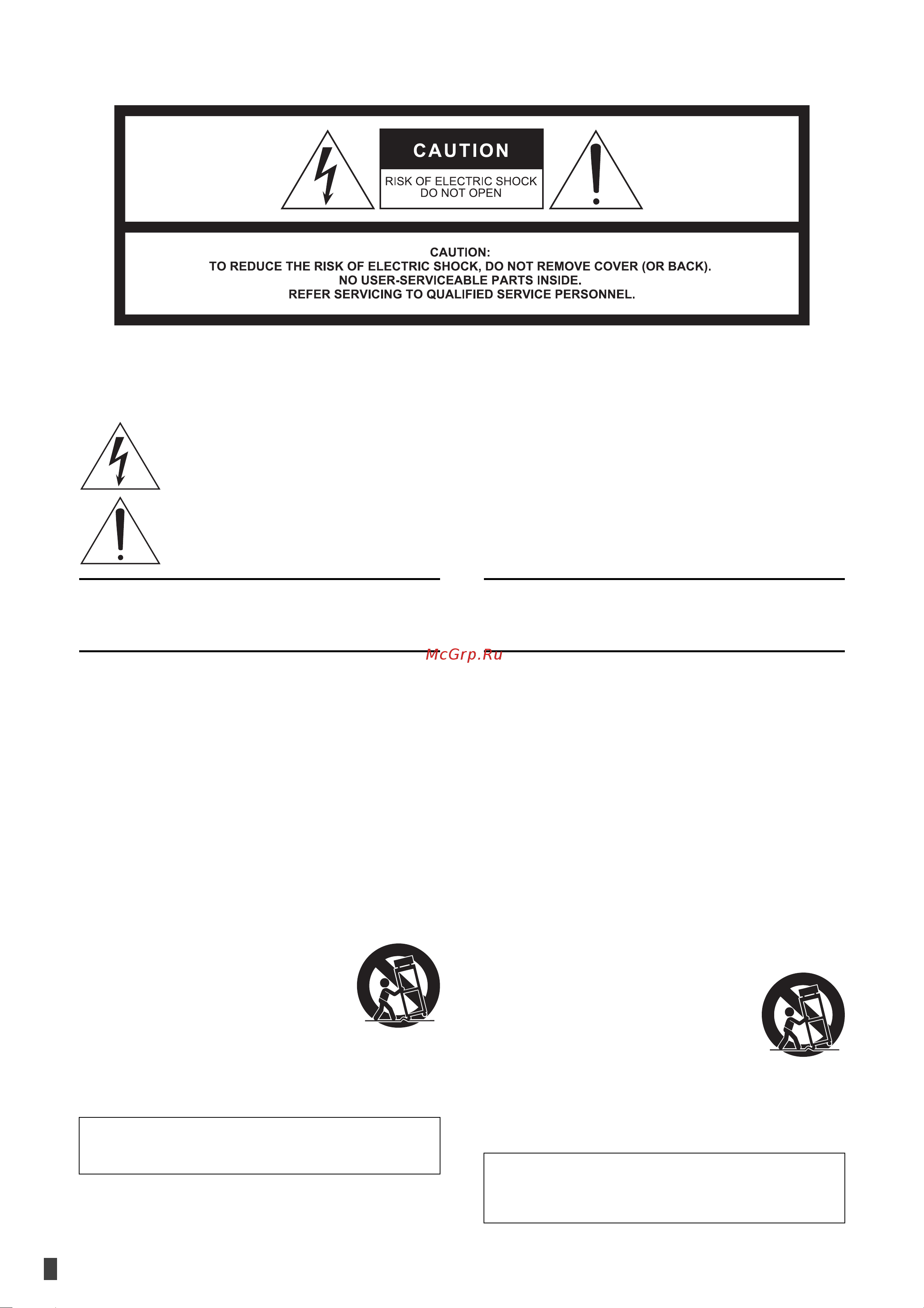 Yamaha Tio1608-D [2/24] Ne pas installer l appareil à proximité d une source de chaleur comme un radiateur une bouche de chaleur un poêle ou tout autre appareil y compris un amplificateur produisant de la chaleur