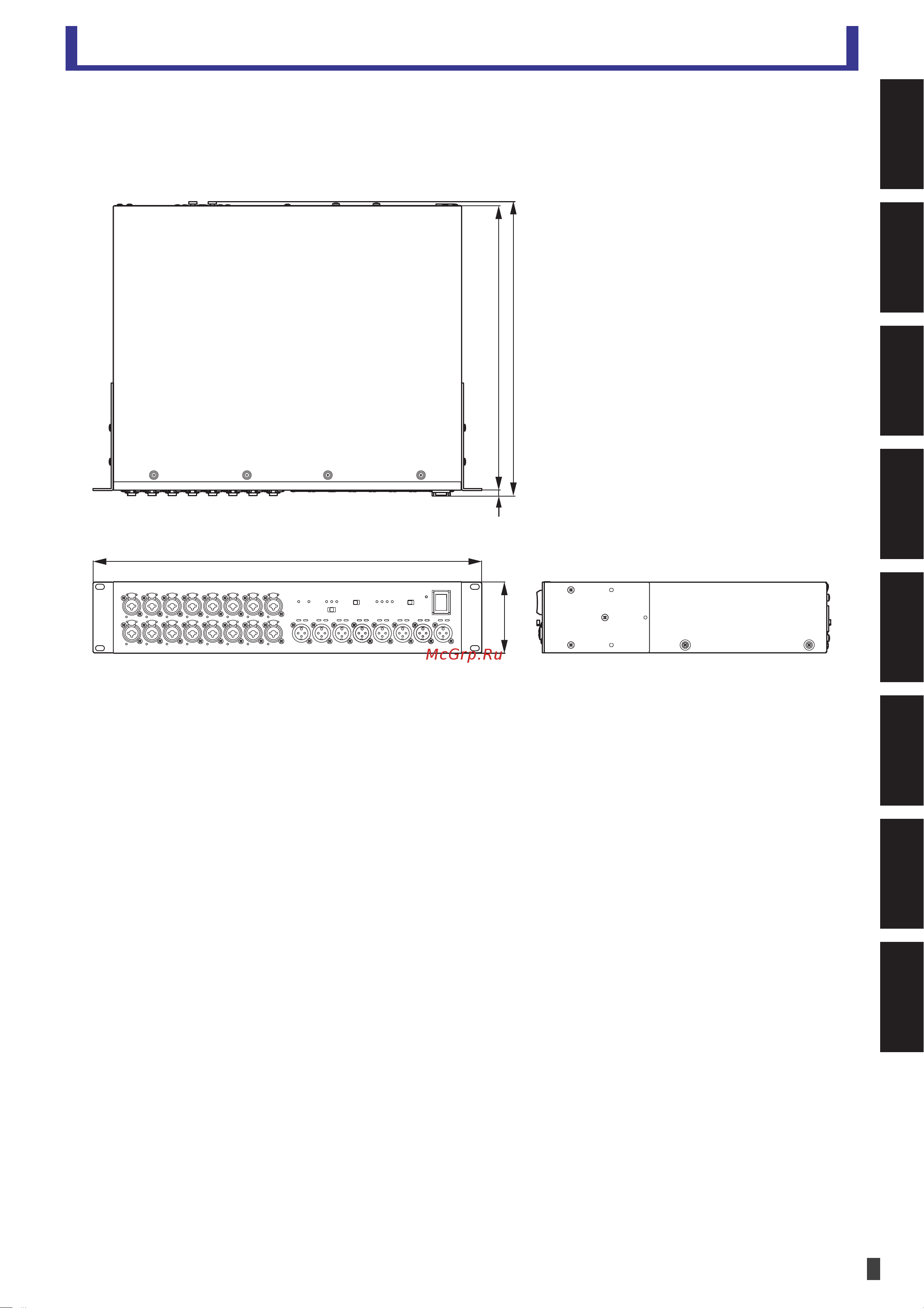 Yamaha Tio1608-D [21/24] Dimensions