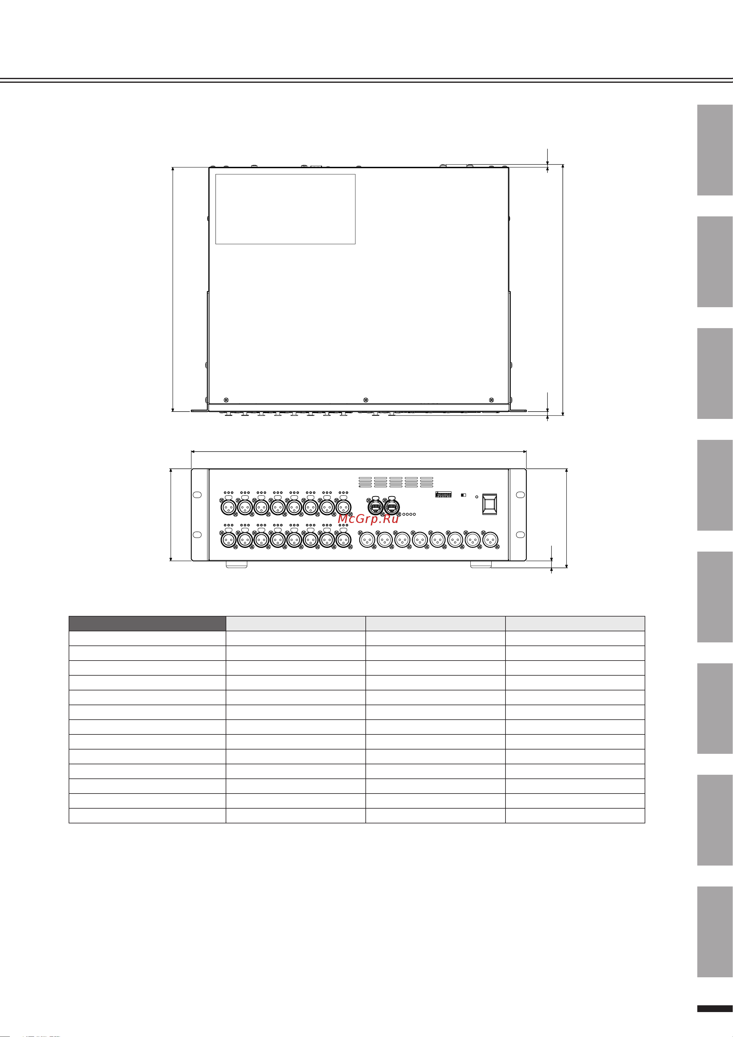 Yamaha SB168-ES [25/32] Dimensions