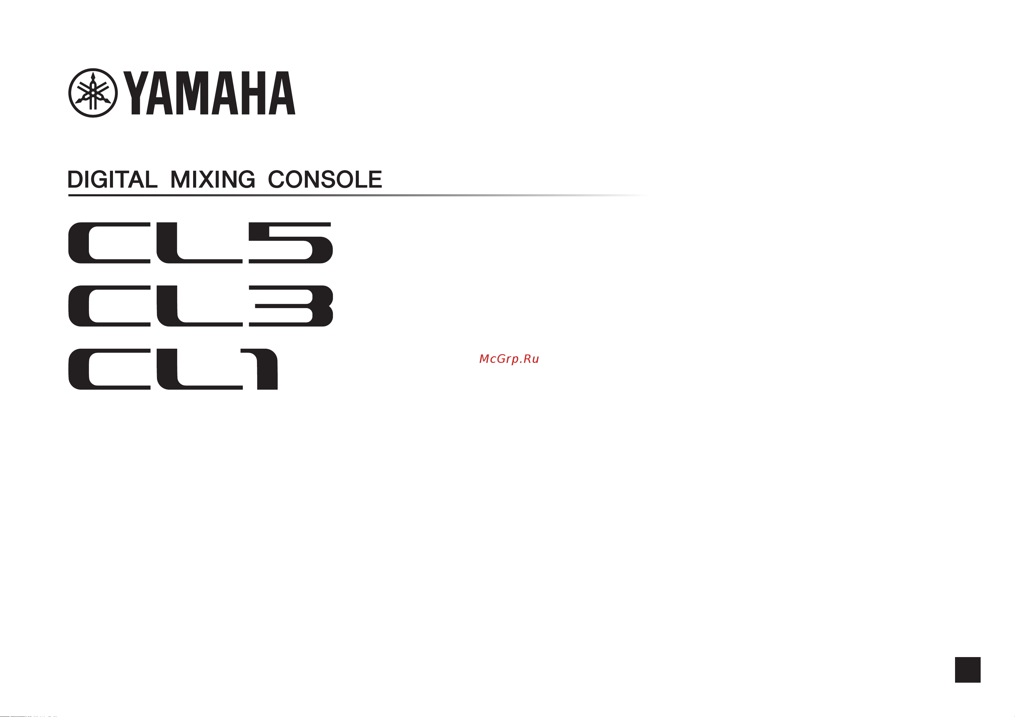 Yamaha CL1 Справочное руководство онлайн