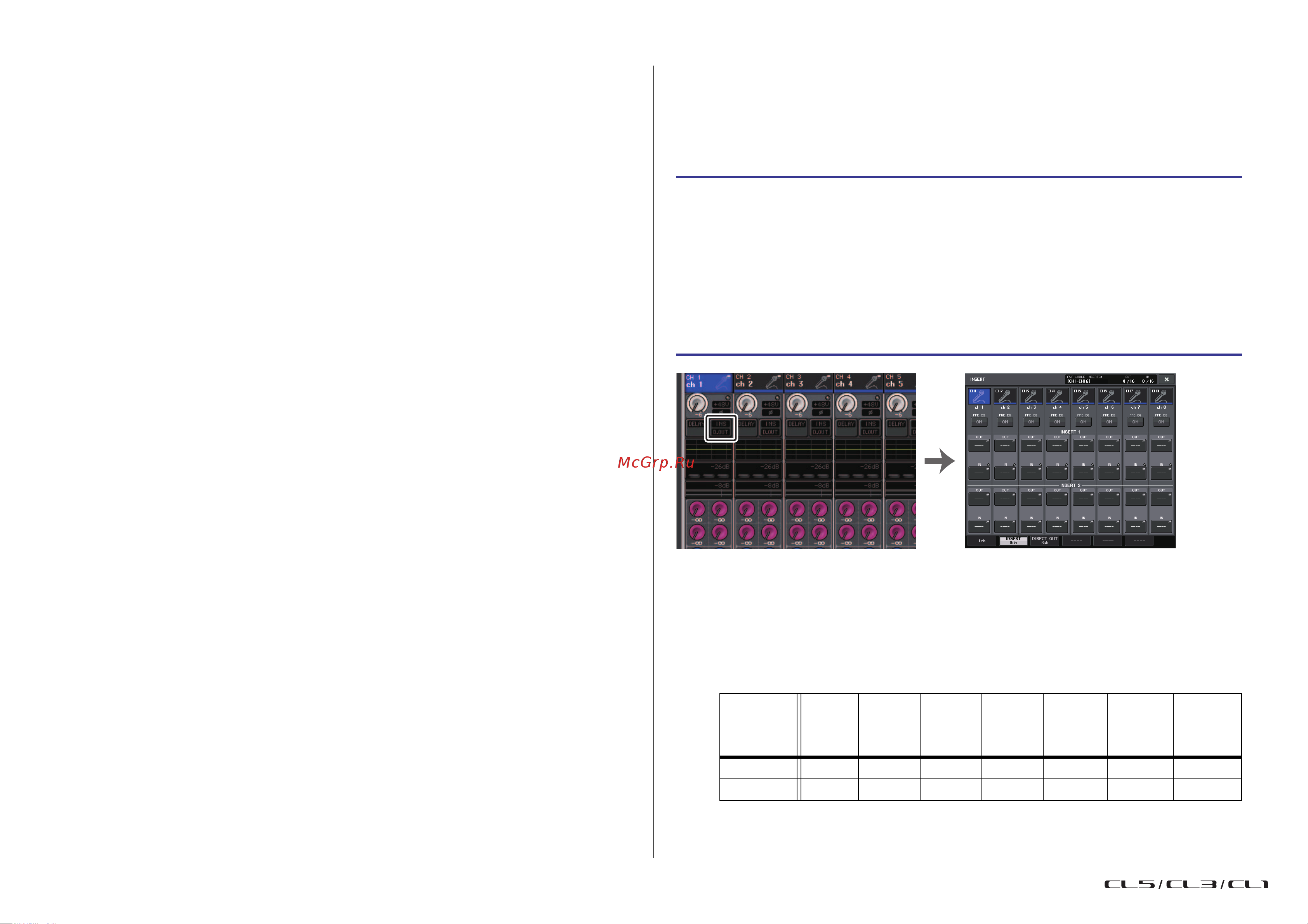 Yamaha CL5 [23/337] Выберите выходной или входной порт