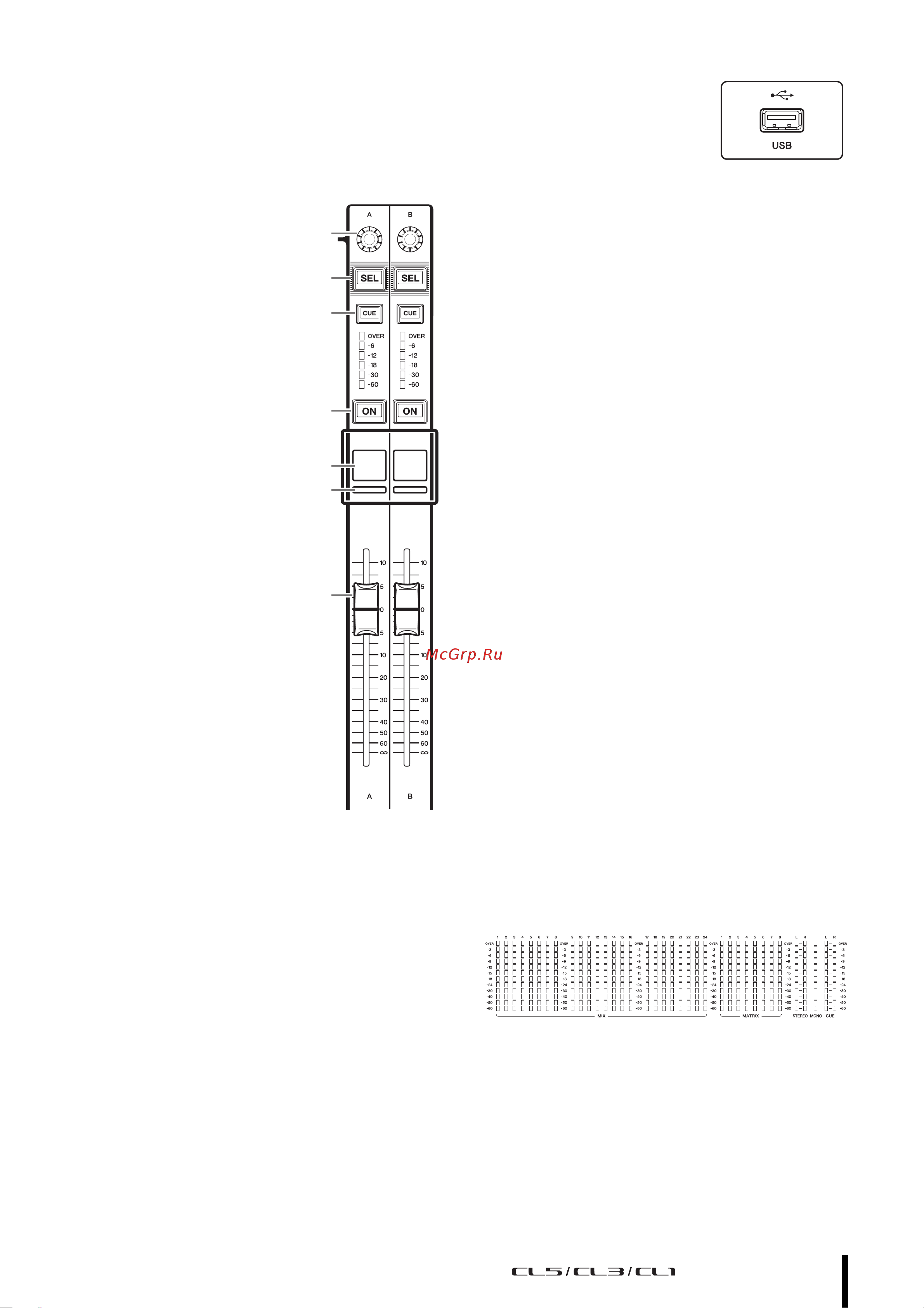 Yamaha CL3 [15/67] Разъем usb