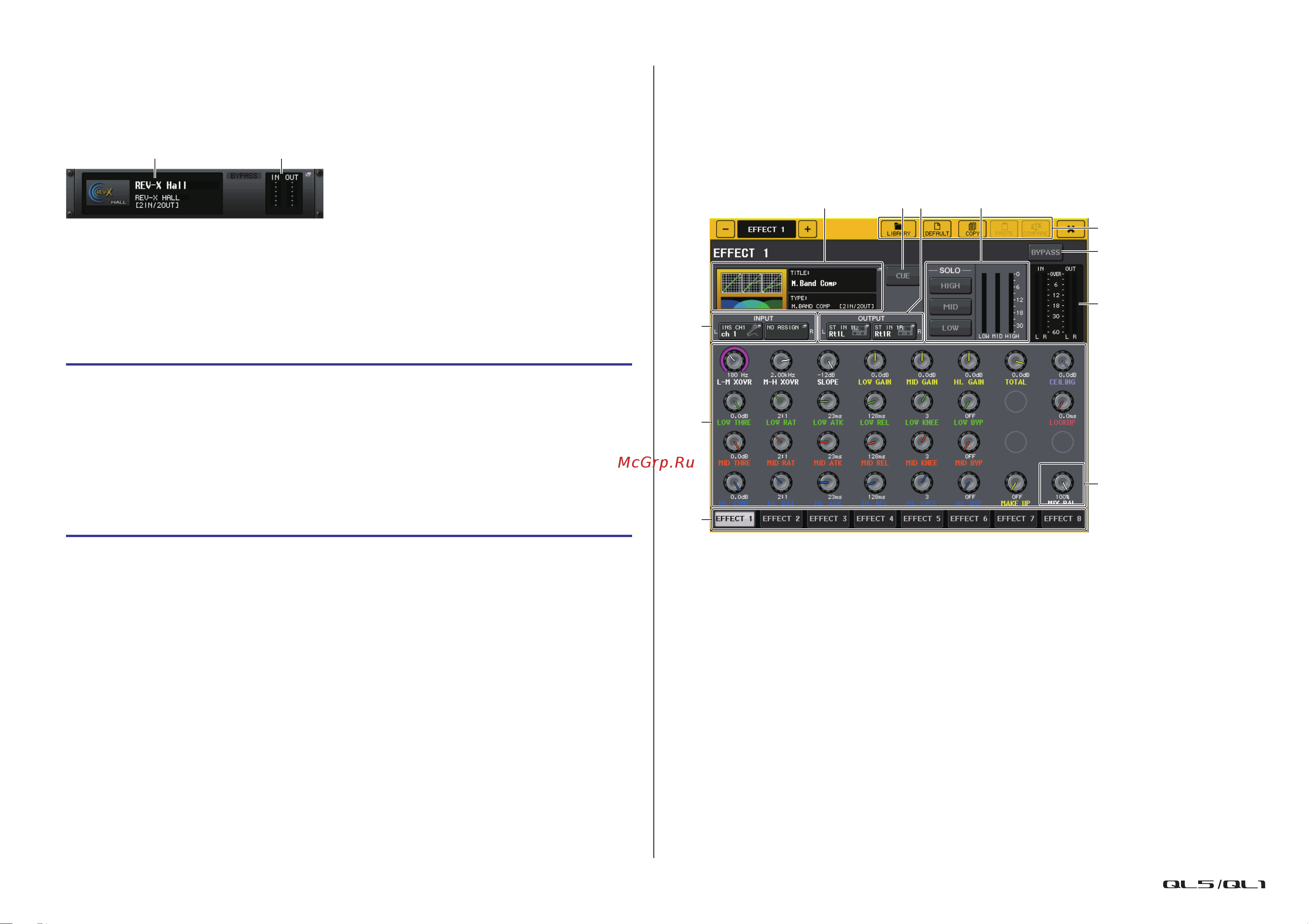 Yamaha QL1 [145/324] Окно effect edit редактирование эффекта