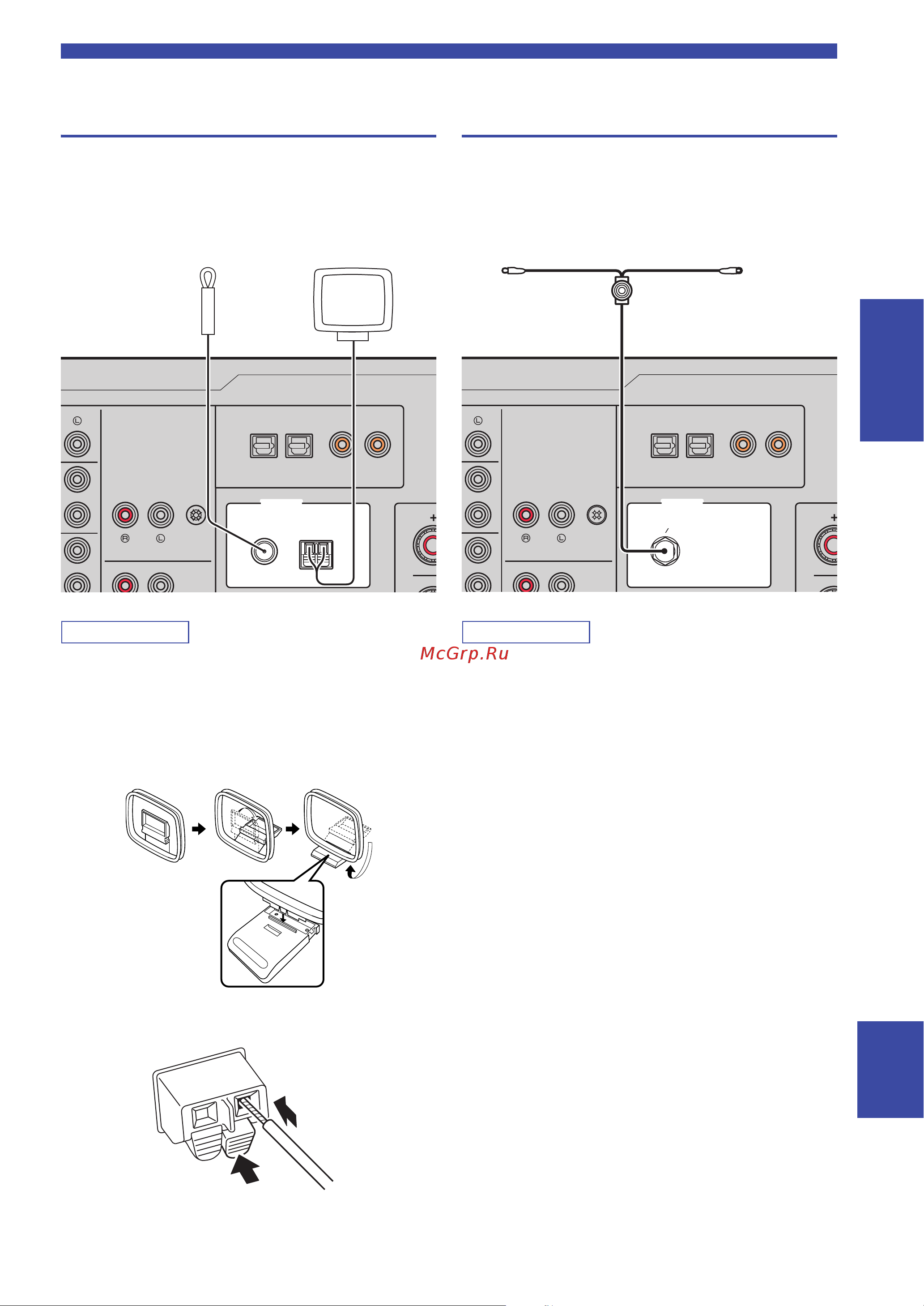 Yamaha R-N803D [17/72] Сборка поставляемой ам антенны