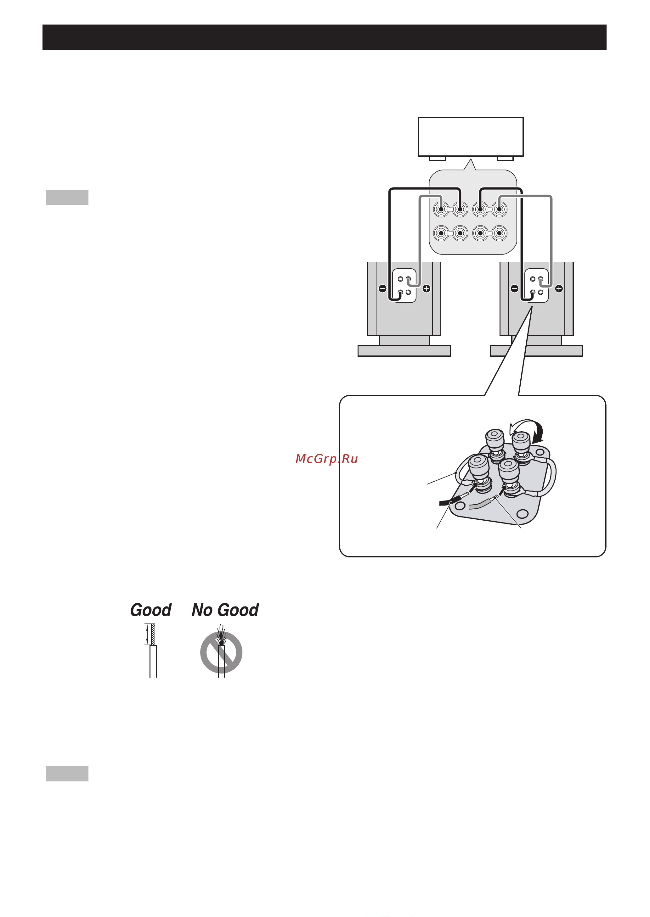 Yamaha NS-F901 [6/40] Connections to your amplifier
