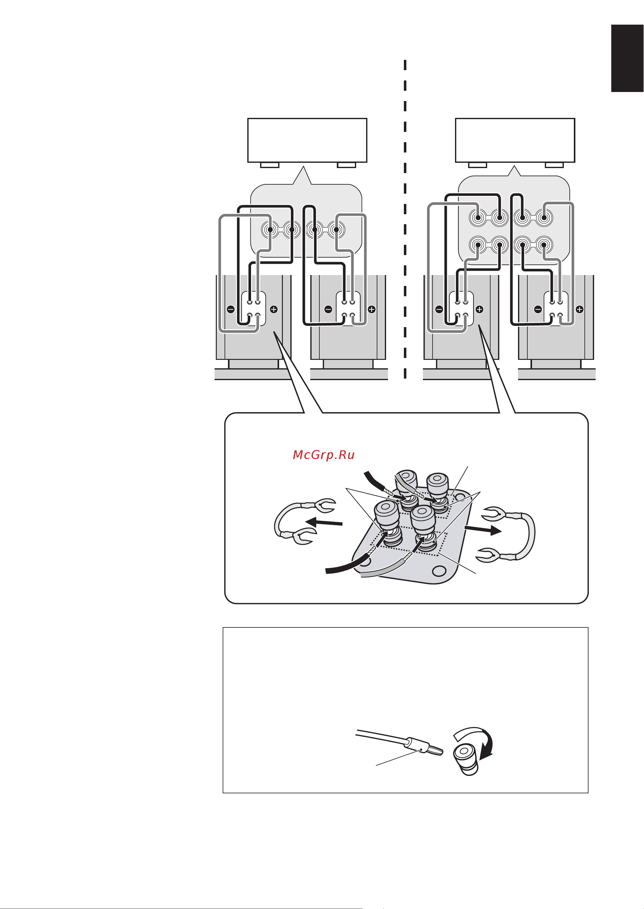 Yamaha NS-F901 [7/40] Bi wired connection