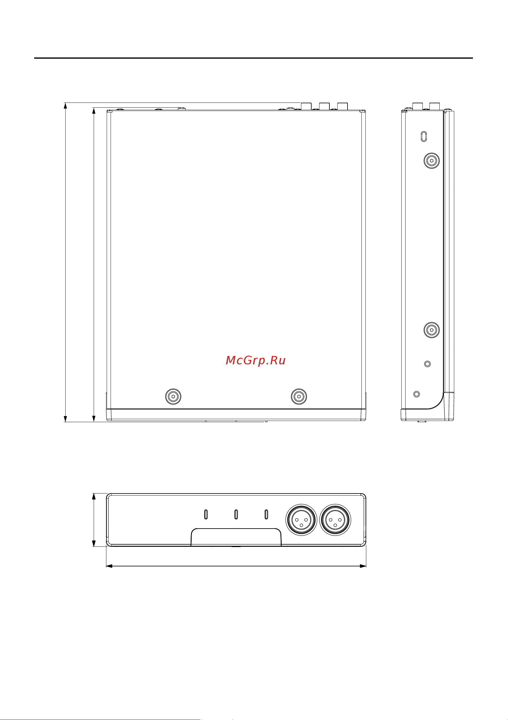 Yamaha RM-CR [162/208] 尺寸图