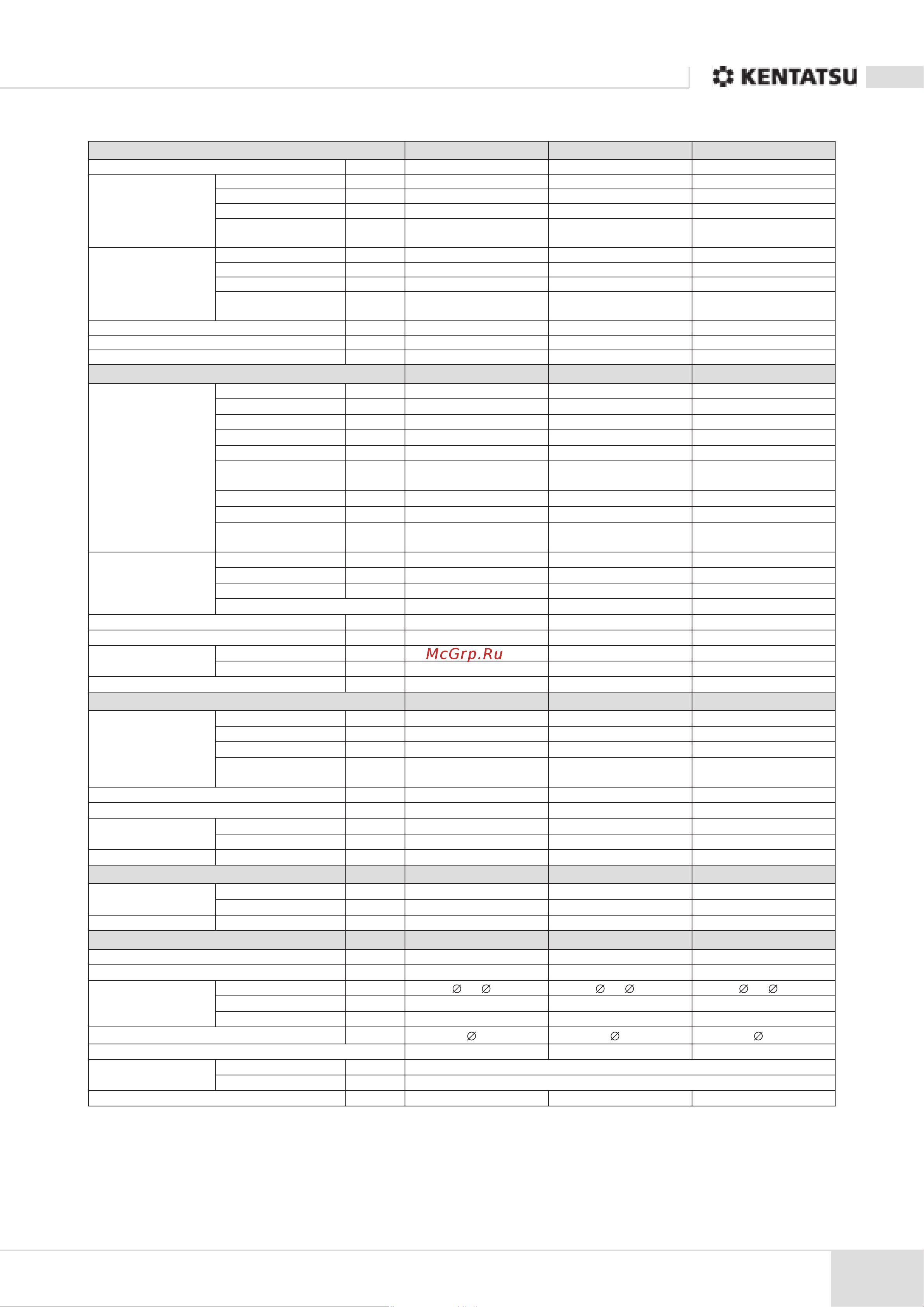 Kentatsu KSVP140HFAN3 [7/20] Наружный блок ksun105hfan3 ksun140hfan3 ksun176hfan3