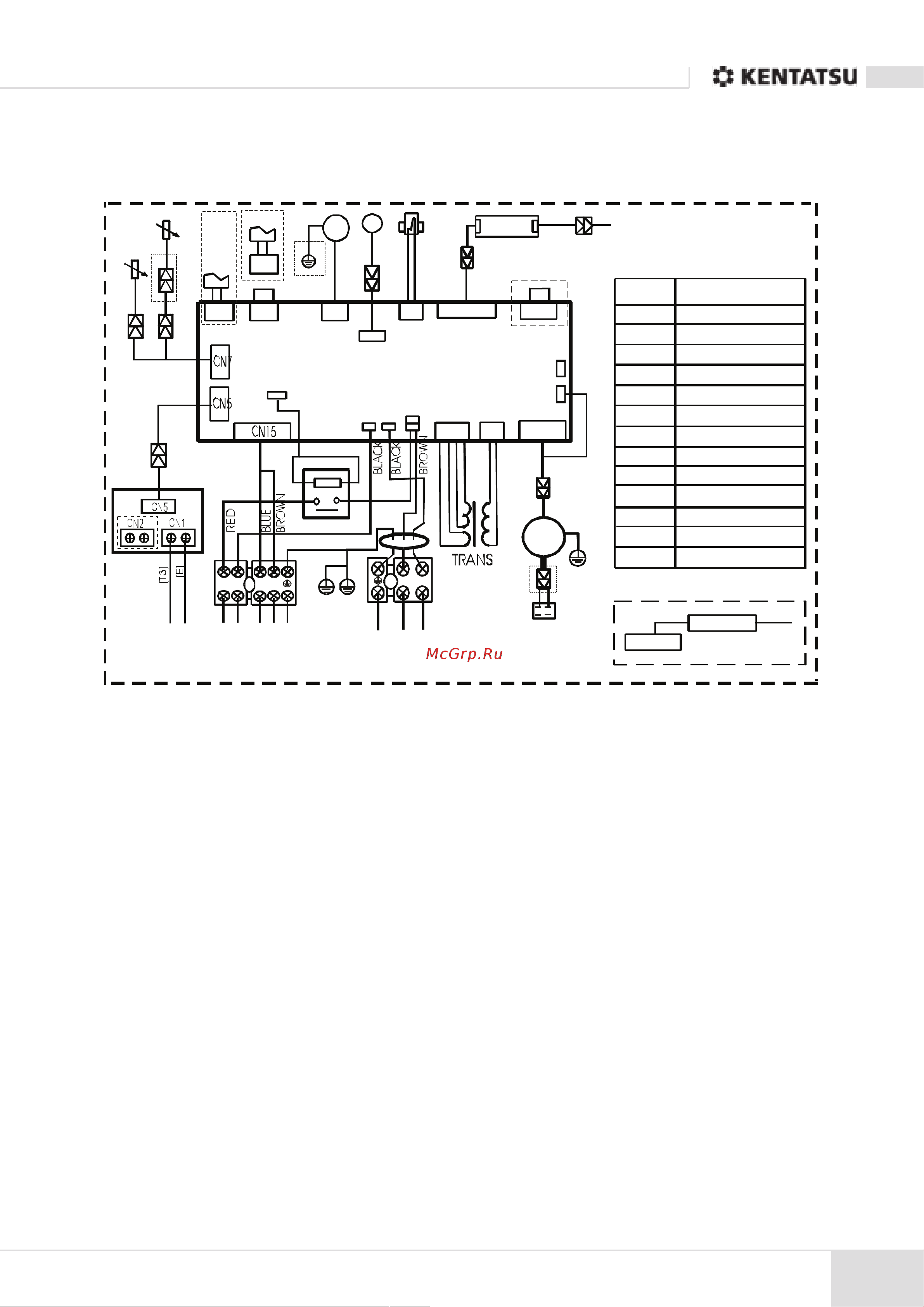 Kentatsu KSZR35HFAN1 [9/12] Электрические схемы