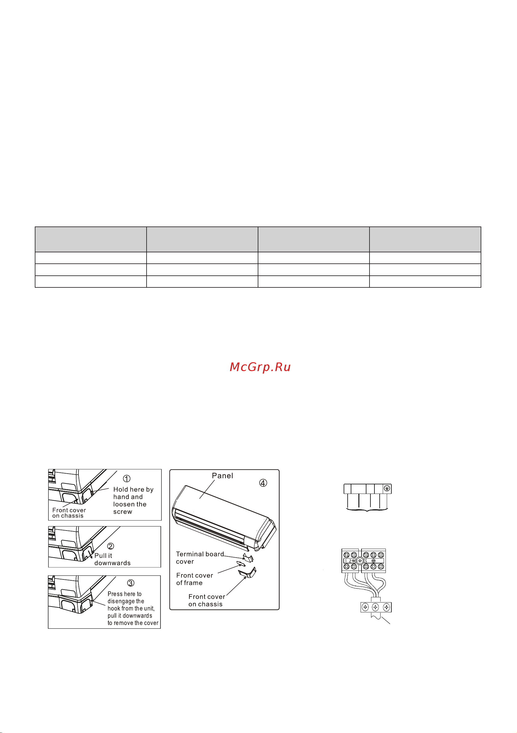 Kentatsu KSRC35HFAN1 [10/16] Электрические подключения