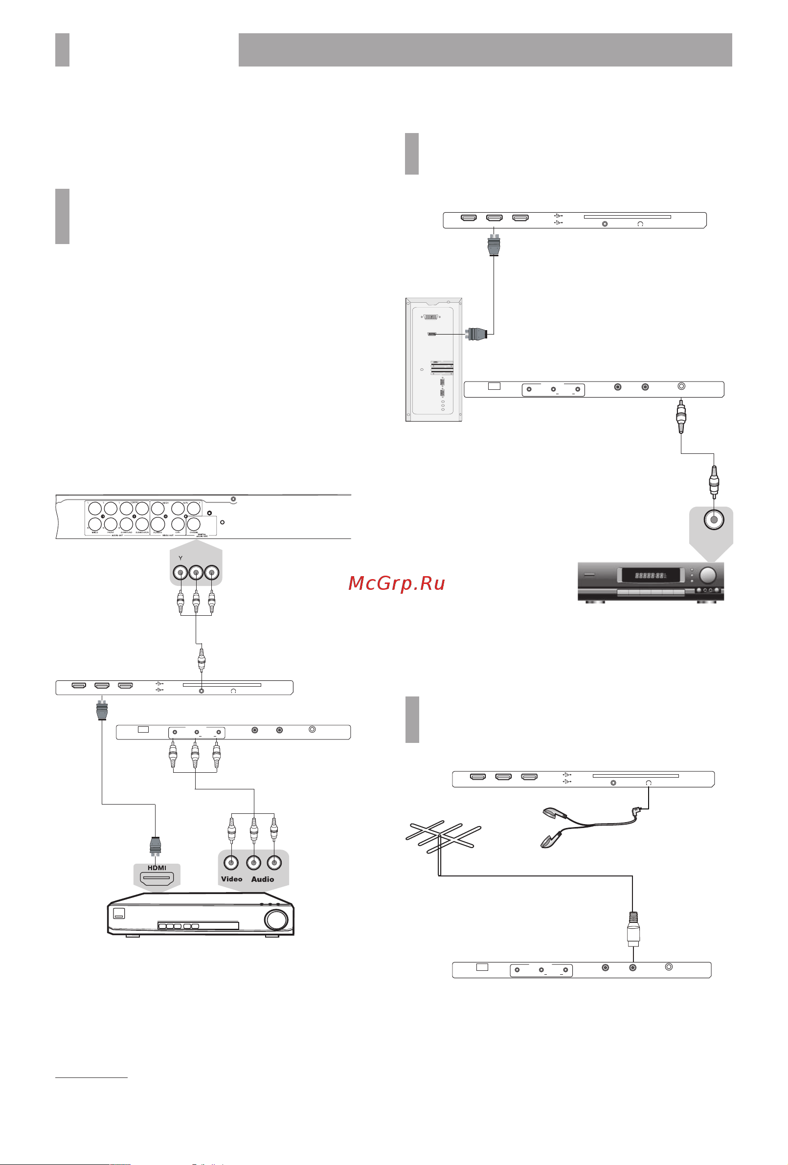BBK 24LEX-7290/TS2C [5/8] Подключение
