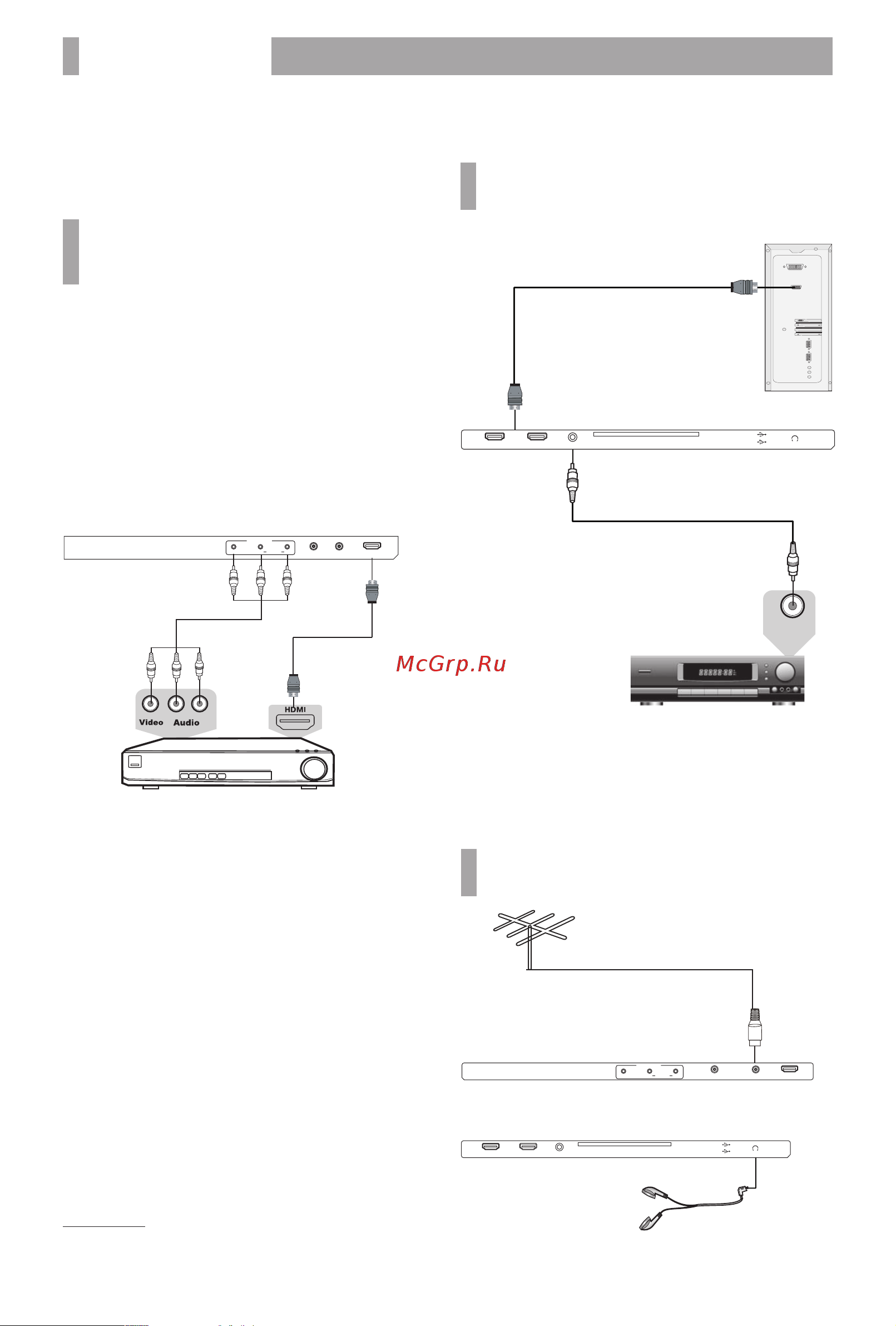 BBK 50LEM-1058/FTS2C [5/8] Подключение
