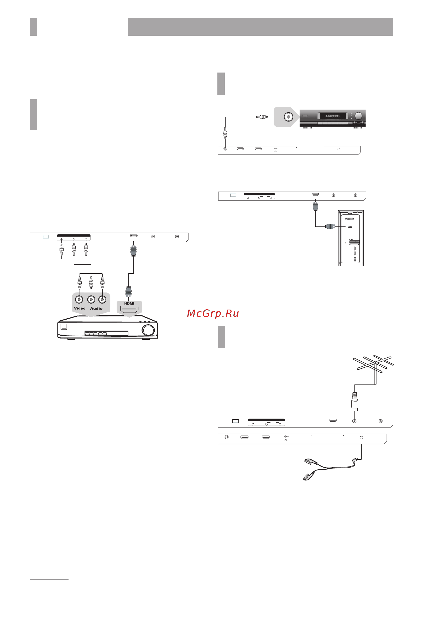 BBK 43LEX-7170/FTS2C [5/8] Подключение