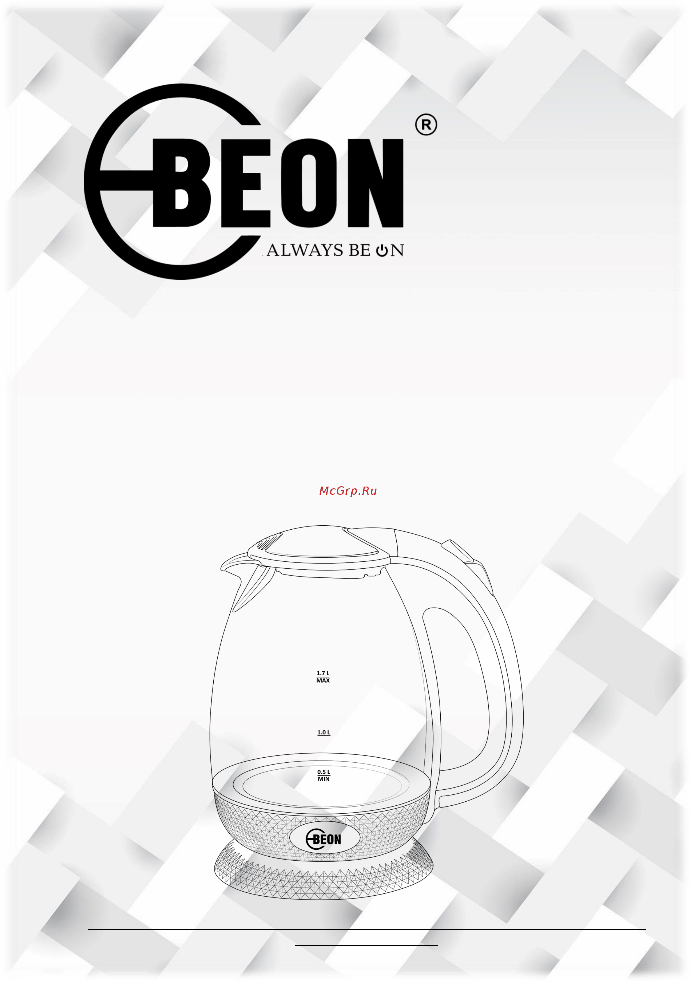 Beon BN-3024 бордовый Инструкция по эксплуатации онлайн