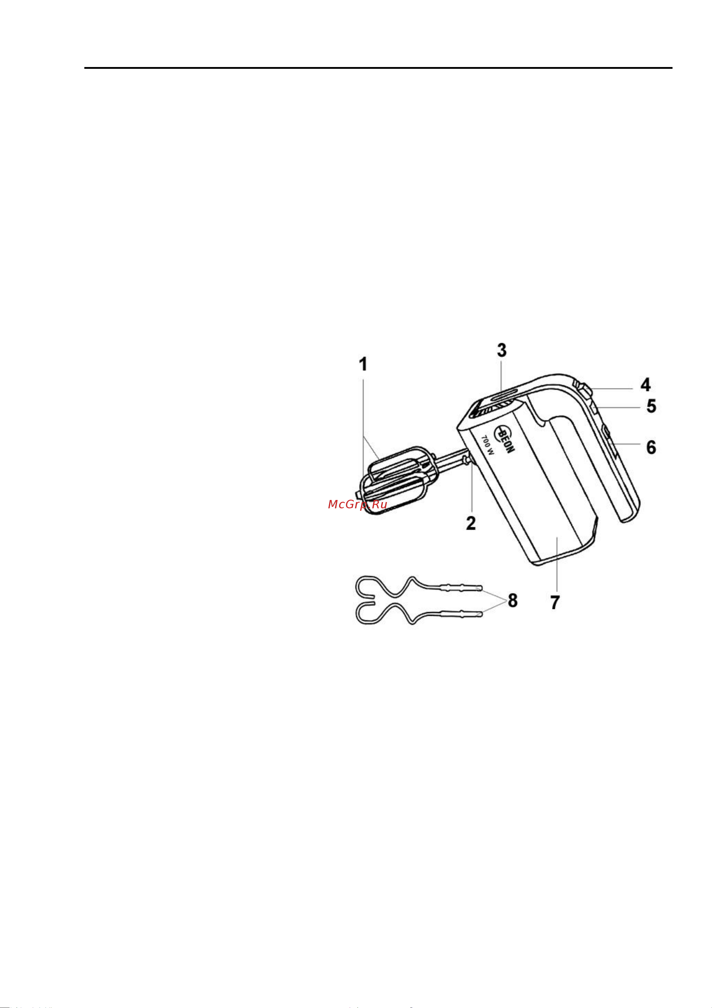 Beon BN-2203 [9/16] Instruction manual