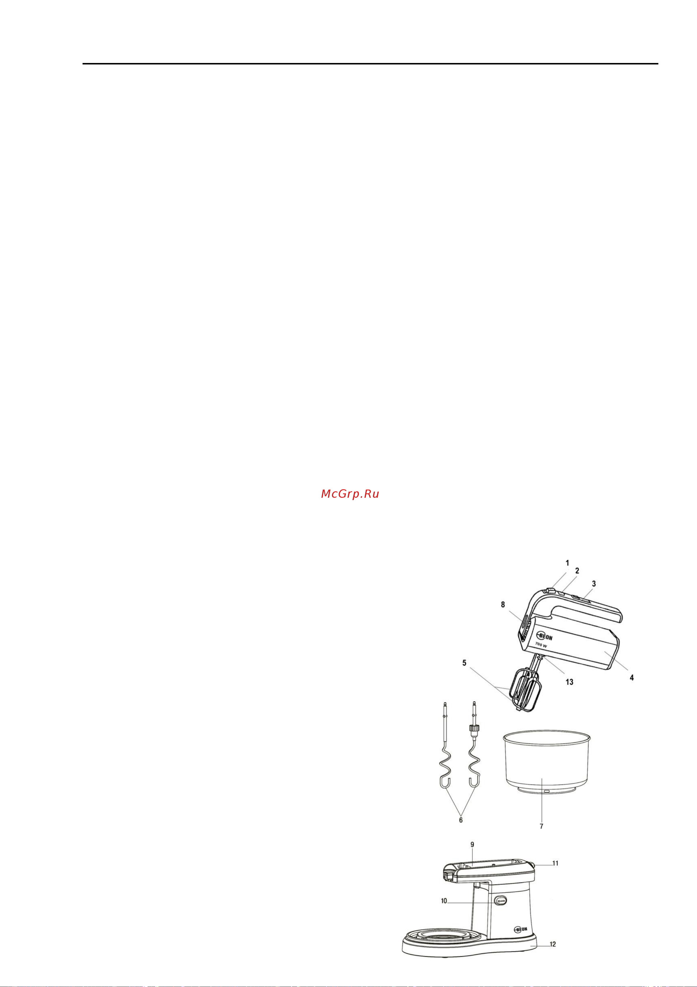 Beon BN-2204 [10/16] Instruction manual